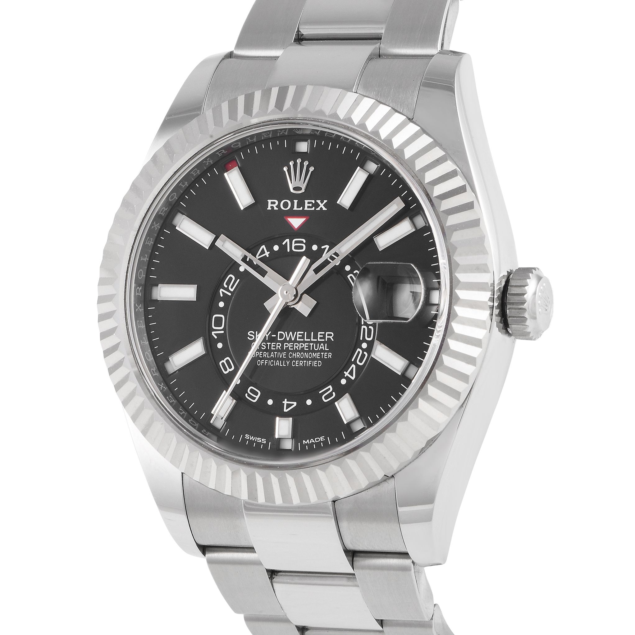 Rolex Sky-Dweller Black Dial Watch 326934