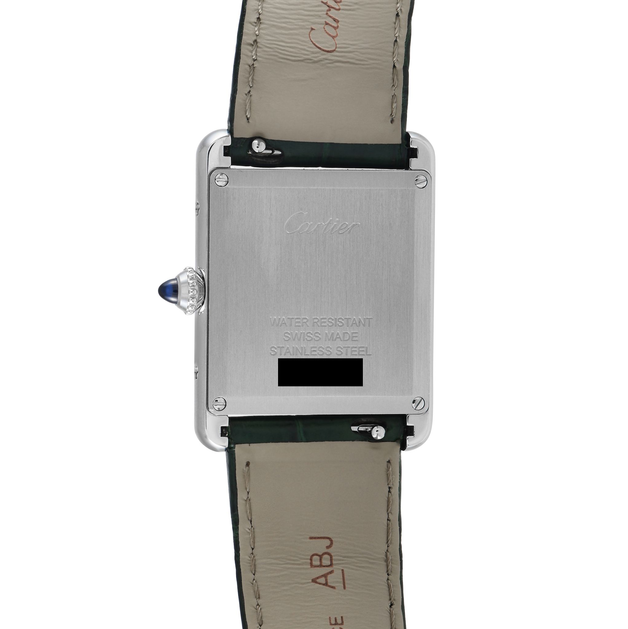 Cartier Tank Must Large Model Green Quartz Watch WSTA0056