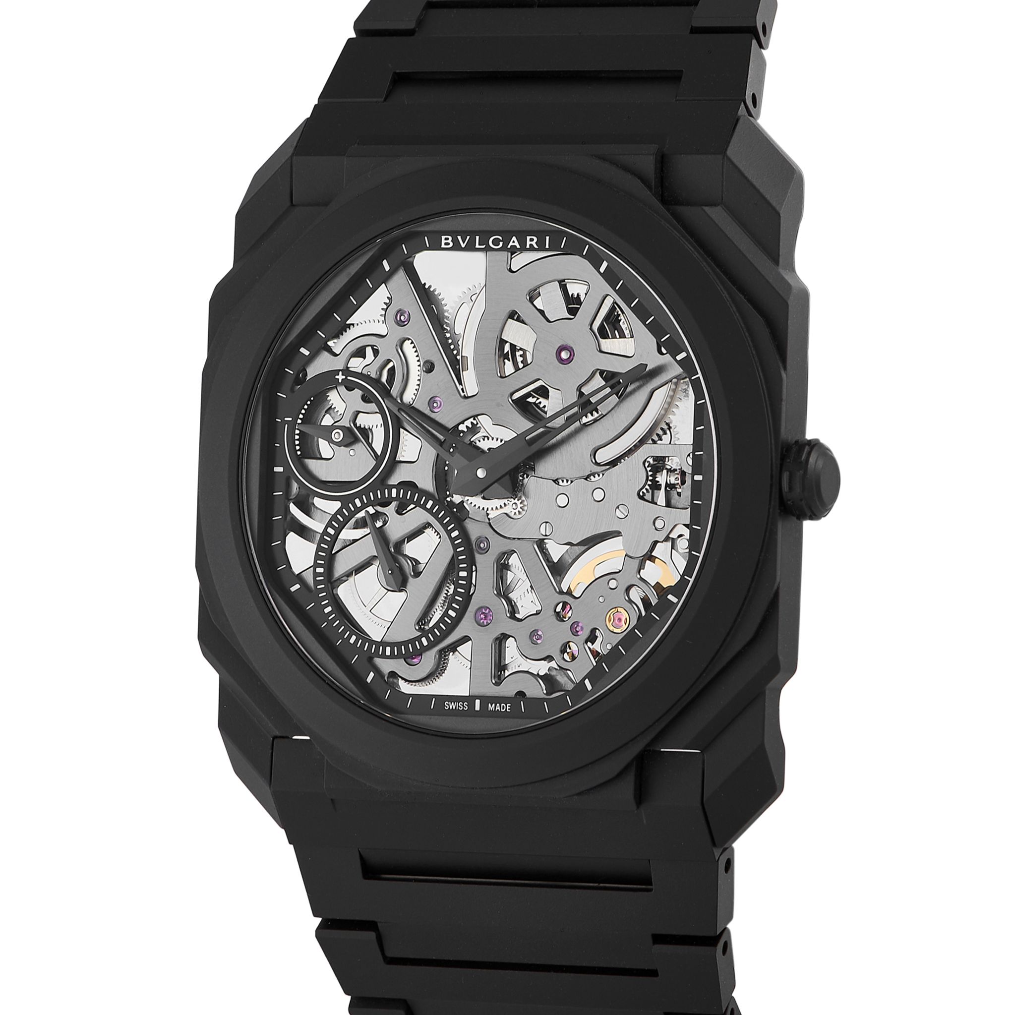 Bvlgari Octo Finissimo Ceramic Skeleton Watch 103126