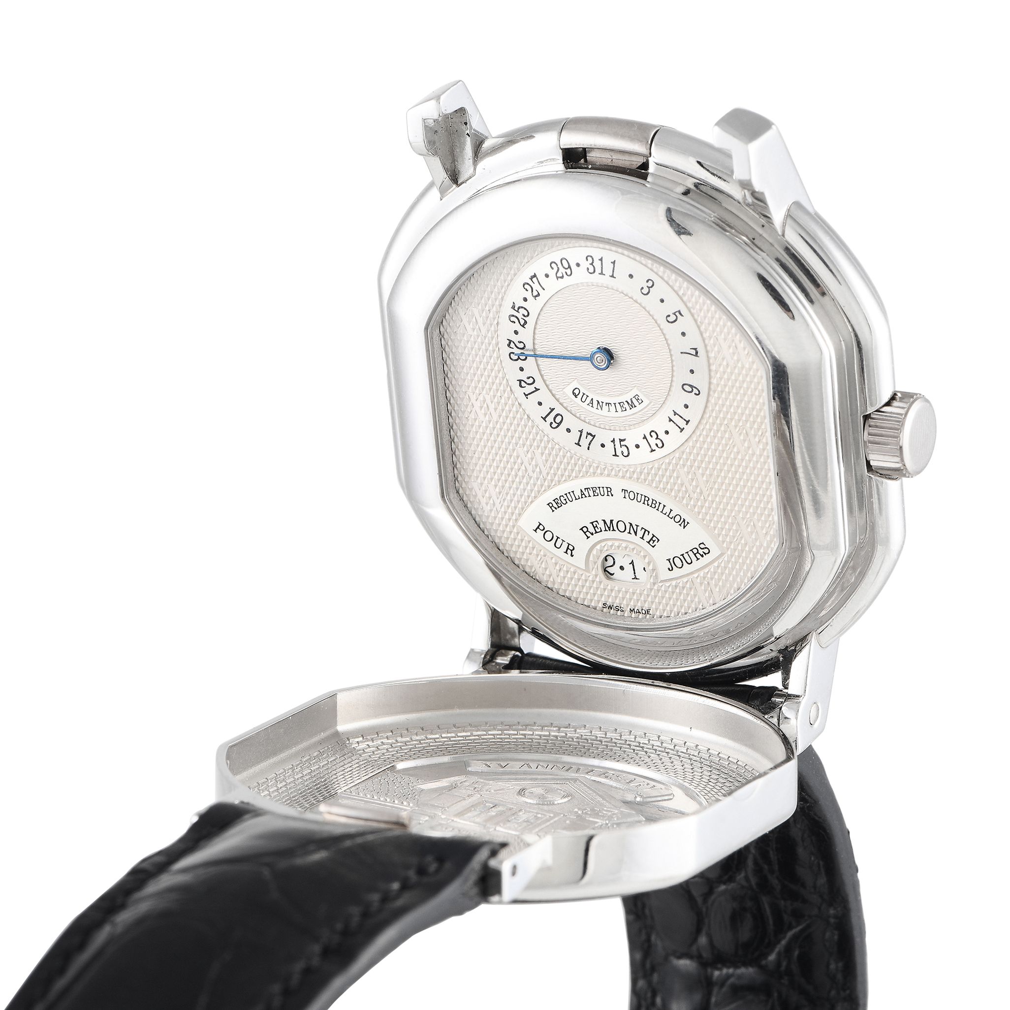 Daniel Roth Double Face Tourbillon XV Years Platinum Watch 197.X.70