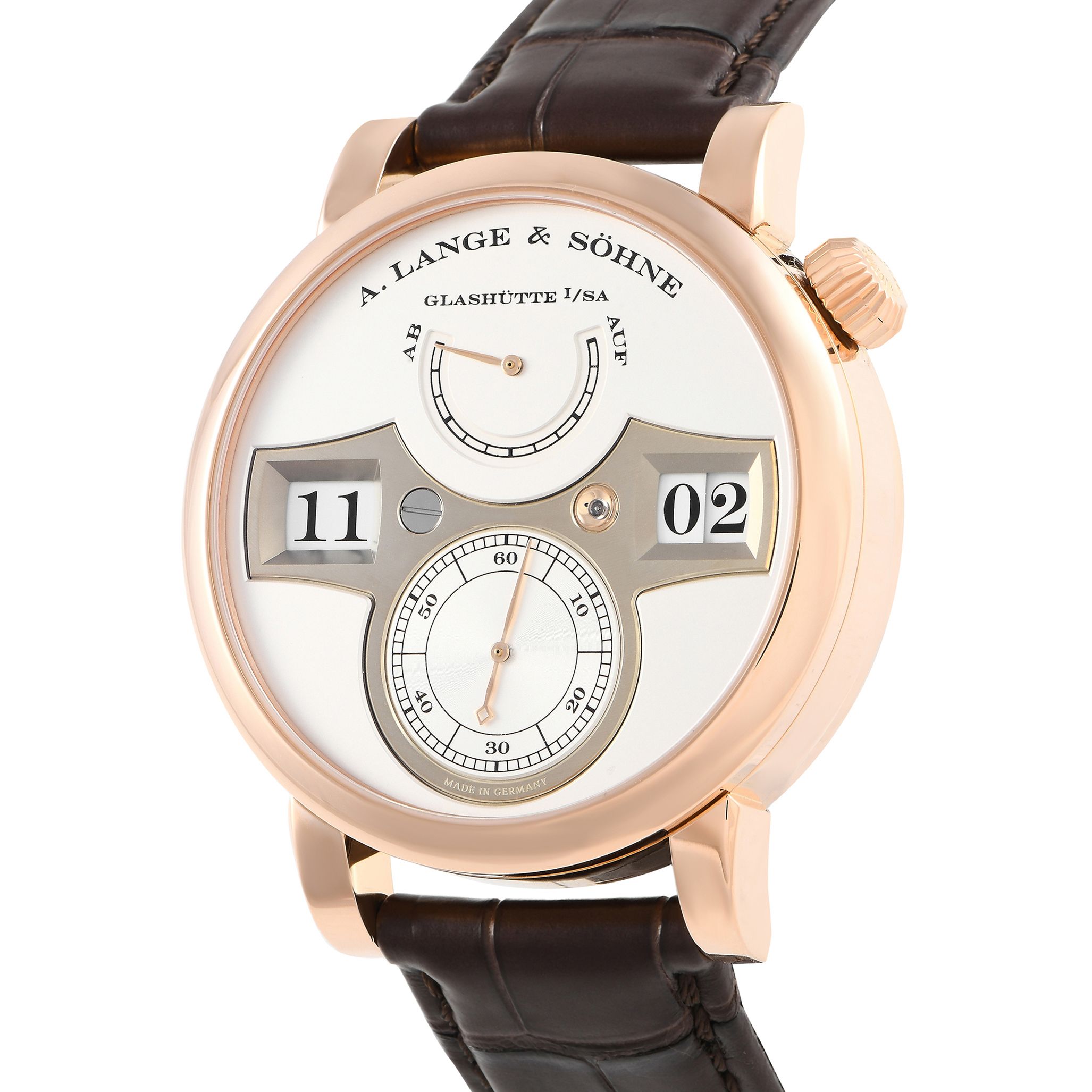 A. Lange & Sohne Zeitwerk Rose Gold Watch 140.032