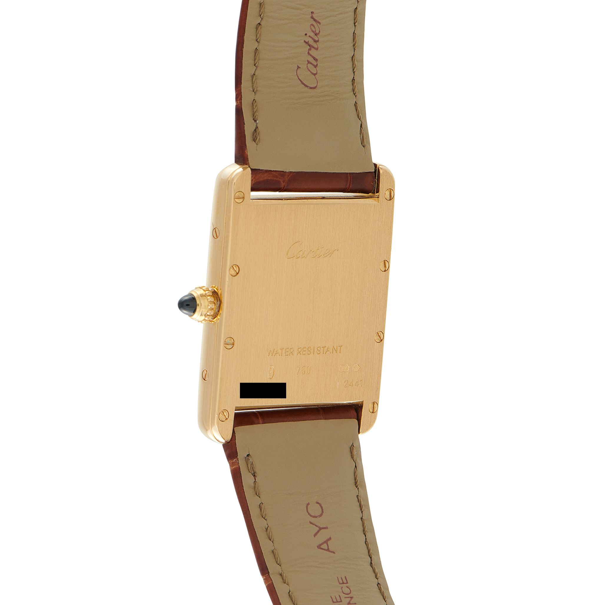 Cartier Tank Louis Yellow Gold Quartz Watch W1529756 w1529756