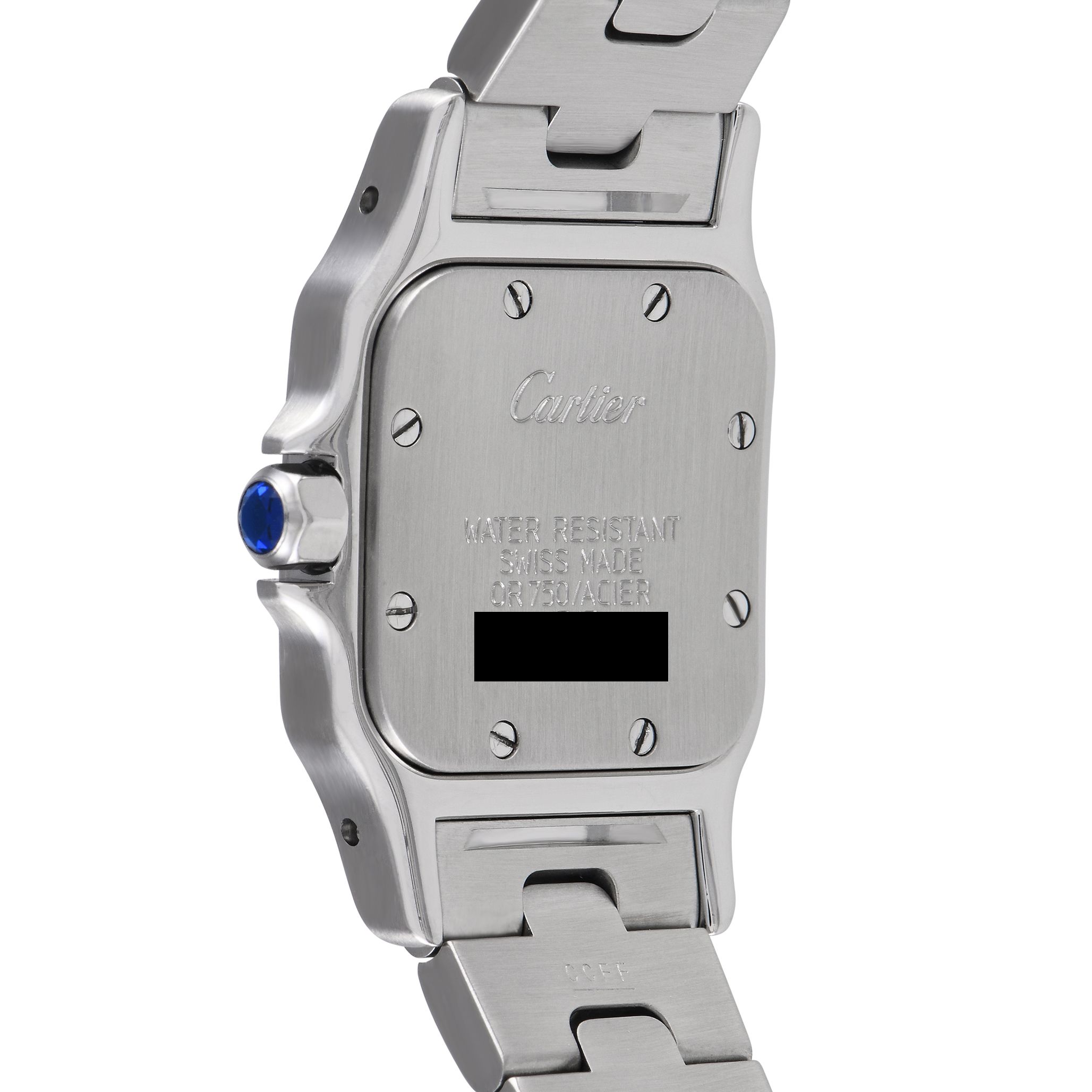 Cartier Santos Galbee Two-Tone Ladies Watch W20012C4