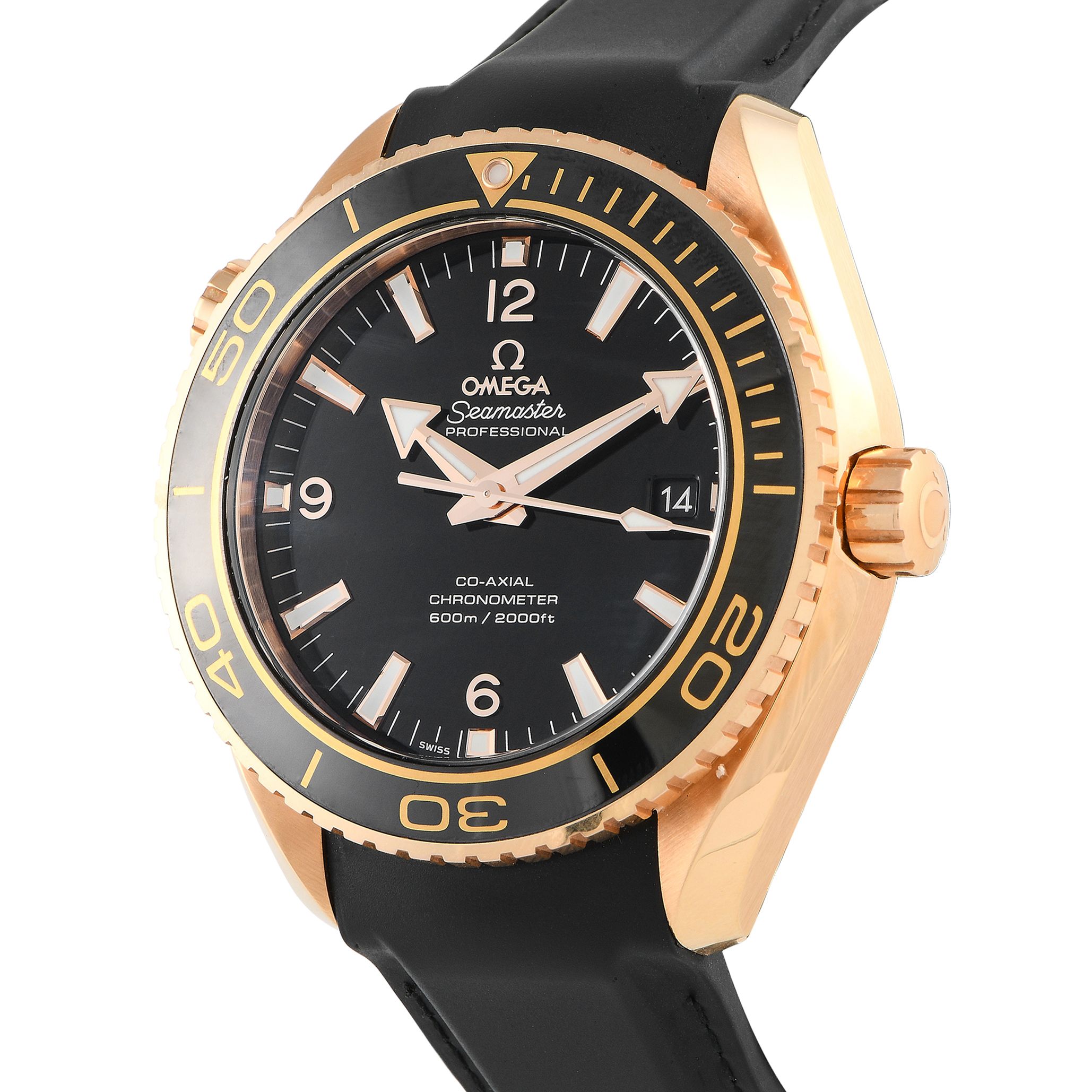 Omega Seamaster Planet Ocean 600M Ceragold Watch 232.63.64.21.01.001