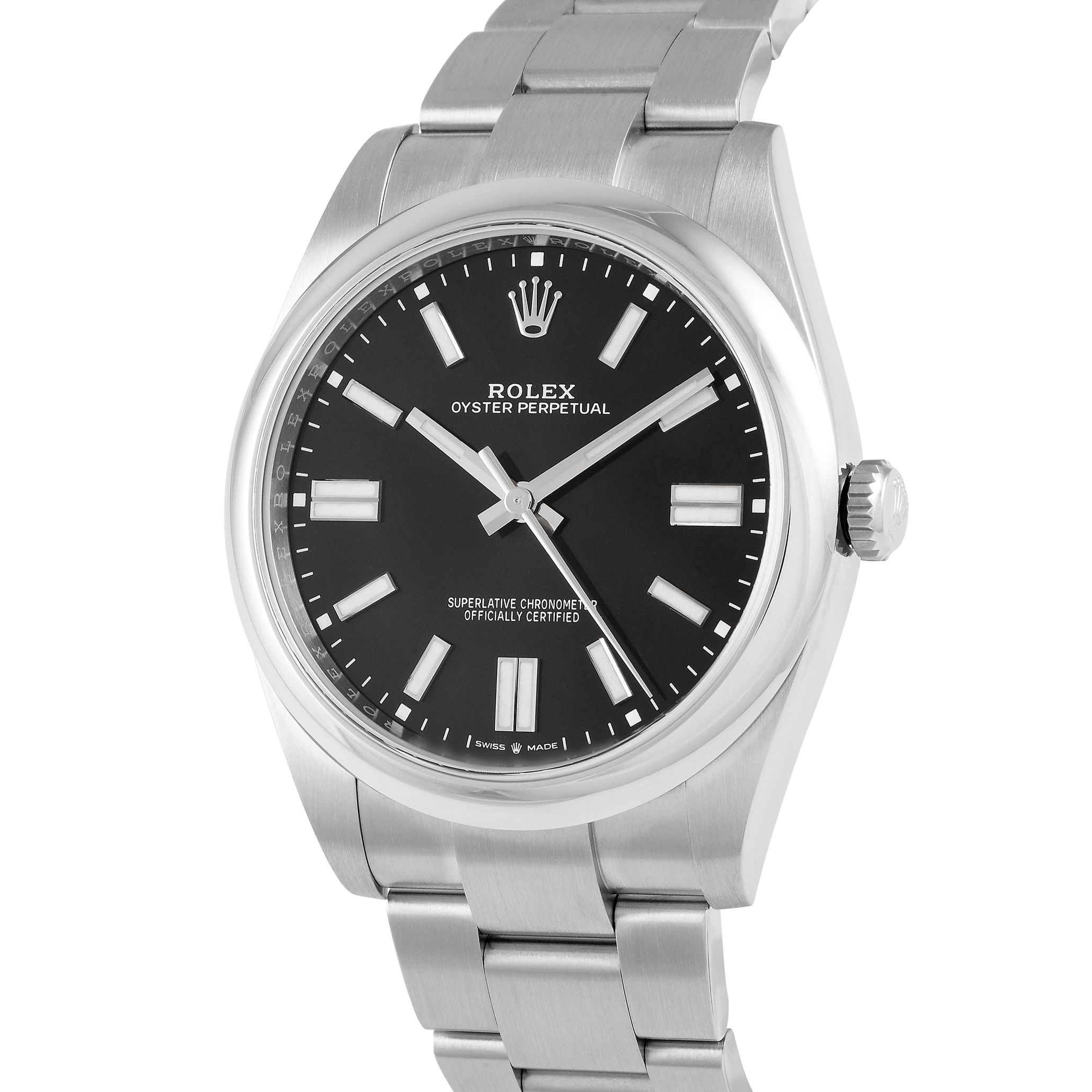 Rolex Oyster Perpetual 41 Black Dial Watch 124300