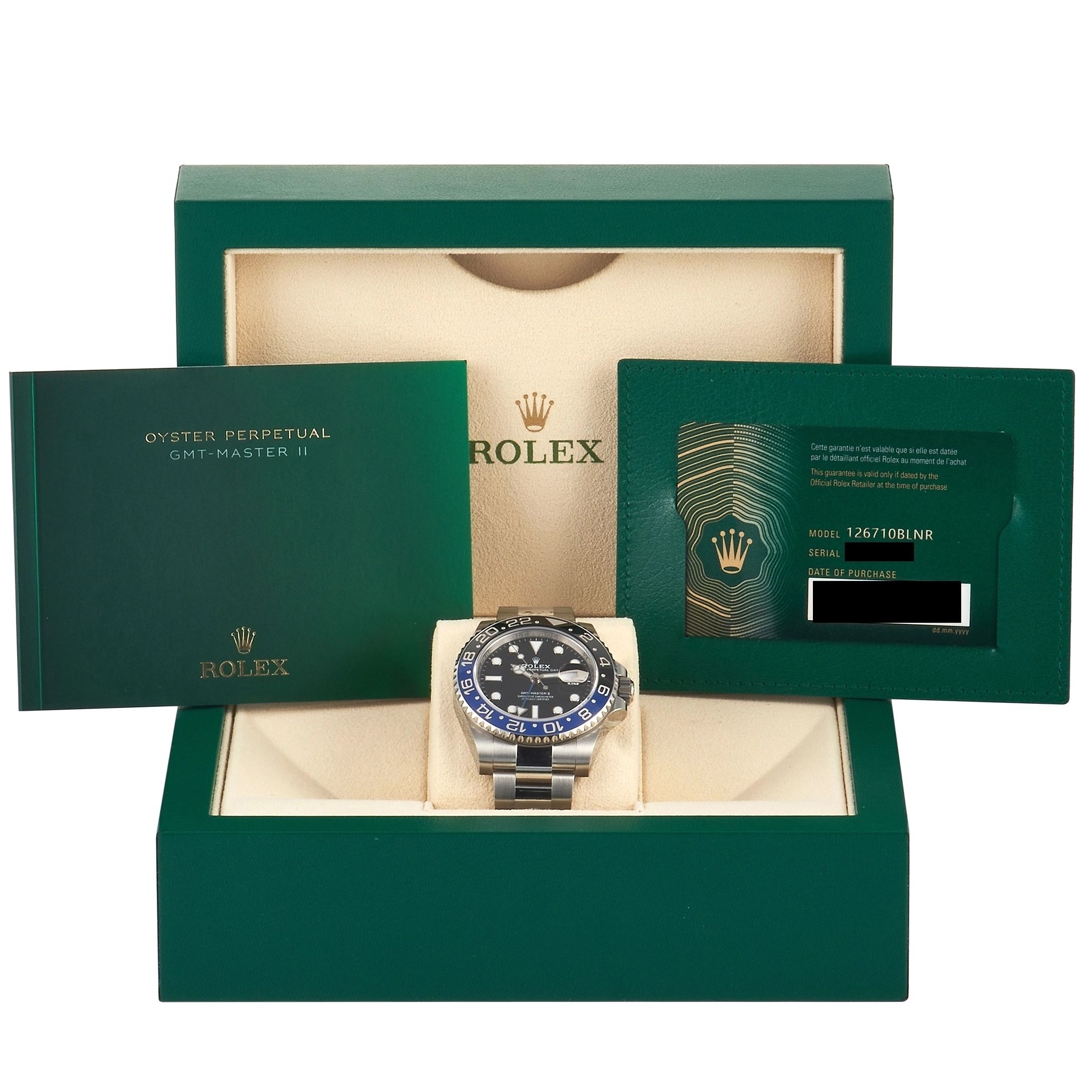 Rolex GMT-Master II Watch 126710BLNR