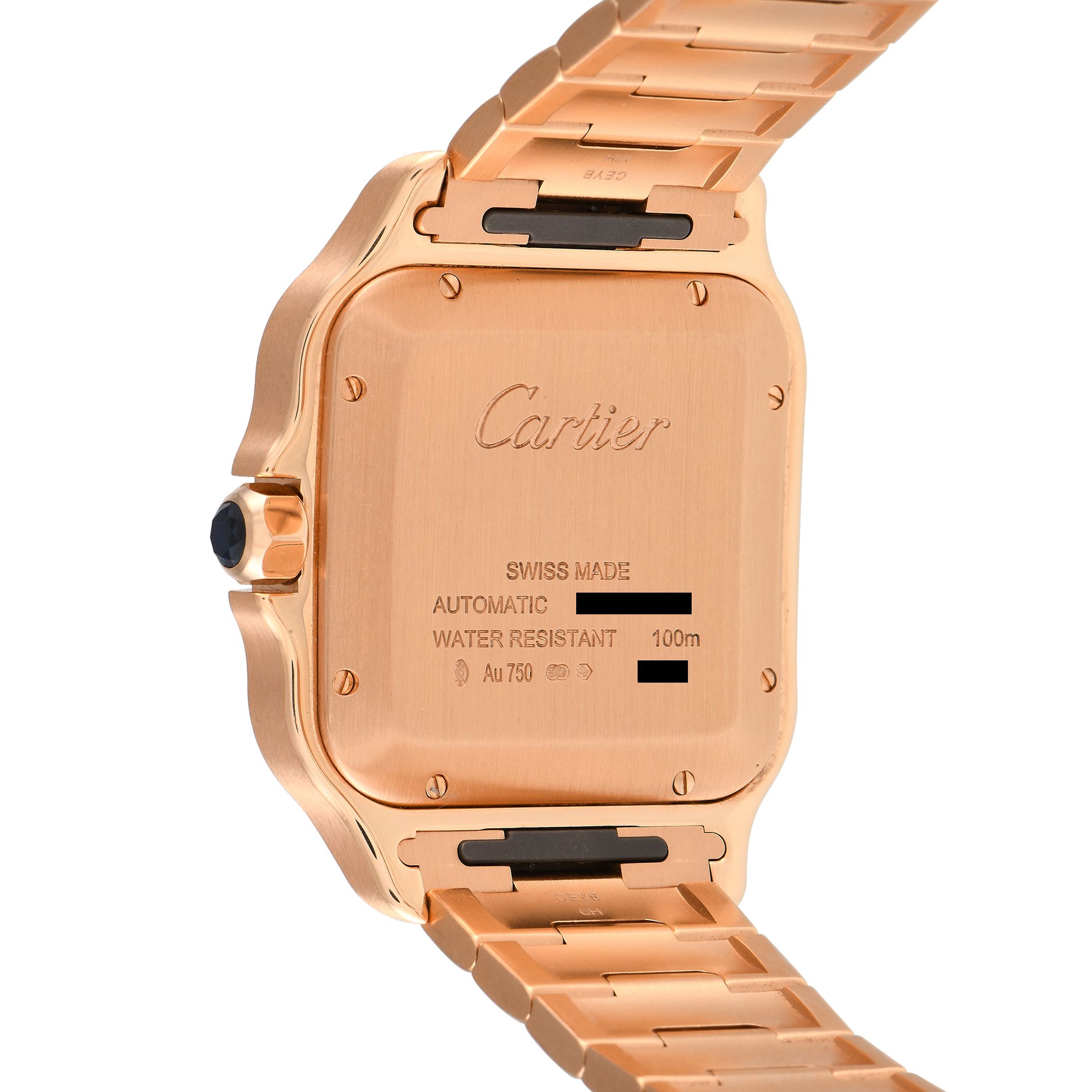Cartier Santos Large Rose Gold WGSA0007