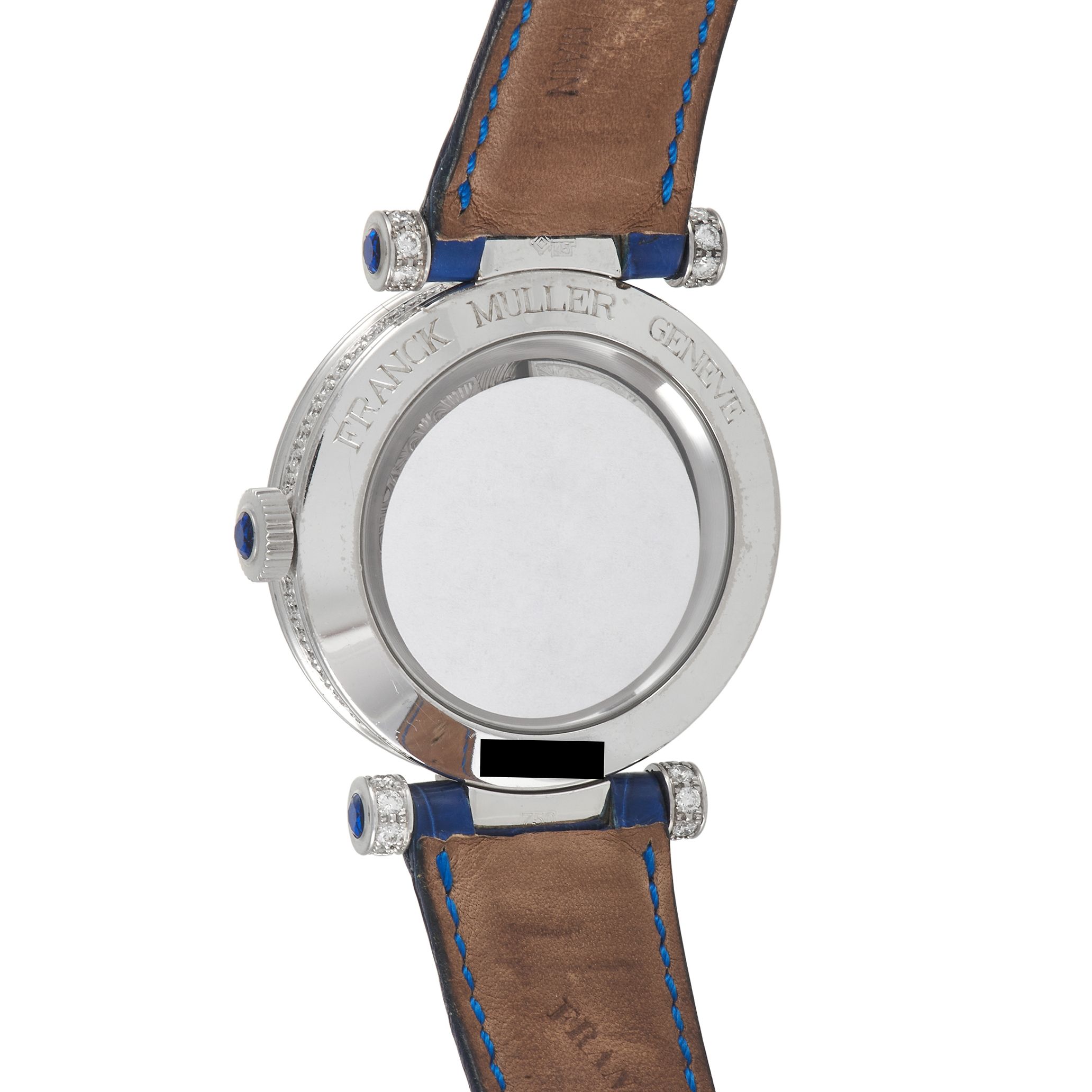 Franck Muller Master Mystery 40 White Gold Diamond and Sapphire Watch