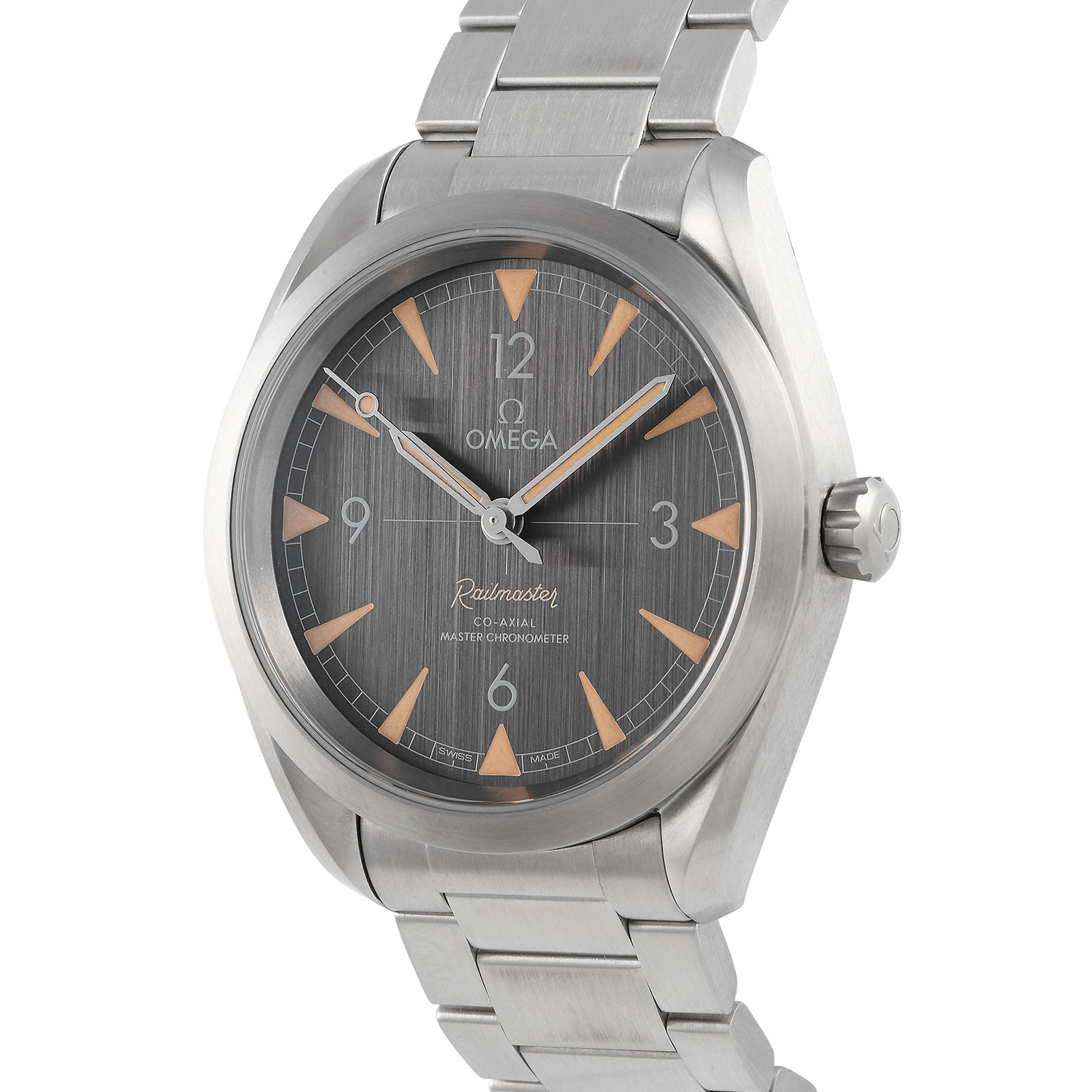 Omega Seamaster Railmaster Steel Watch 220.10.40.20.01.001