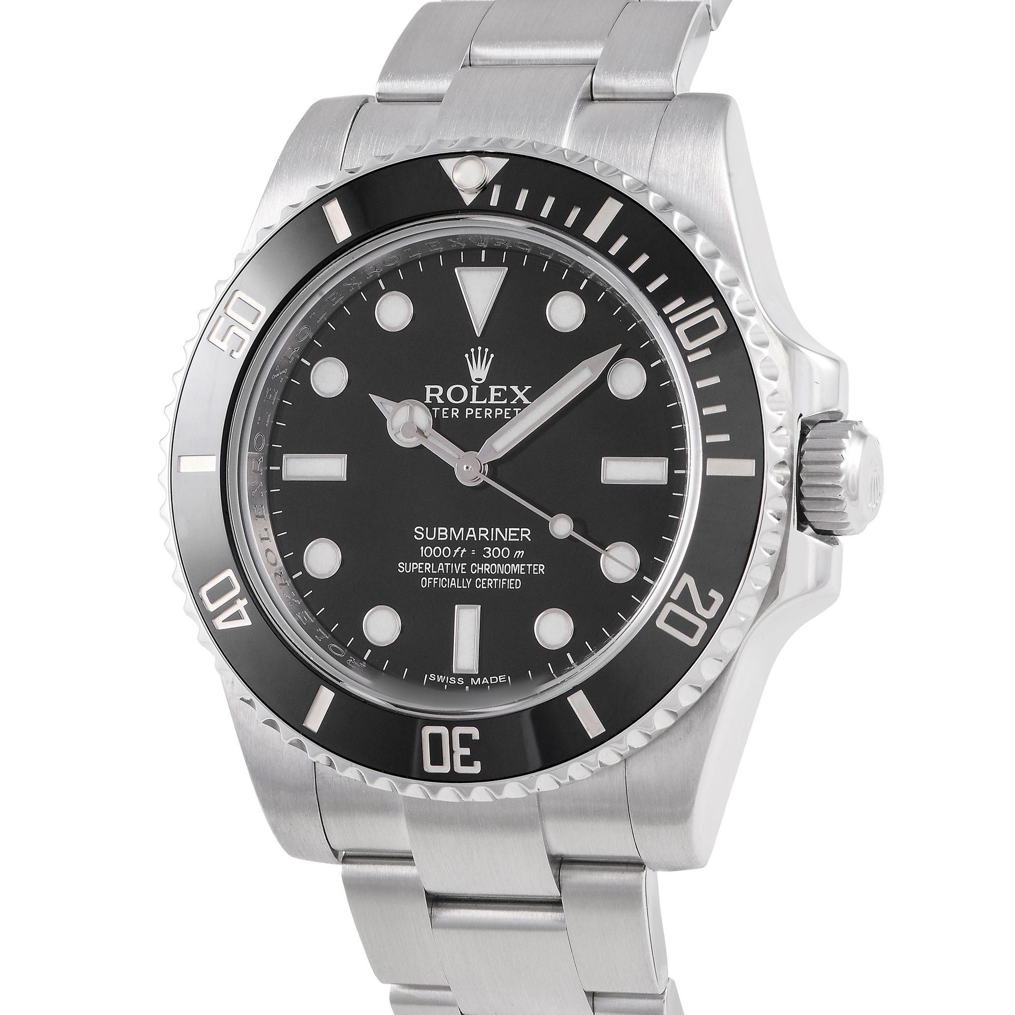 Rolex Submariner "No Date" Watch 114060