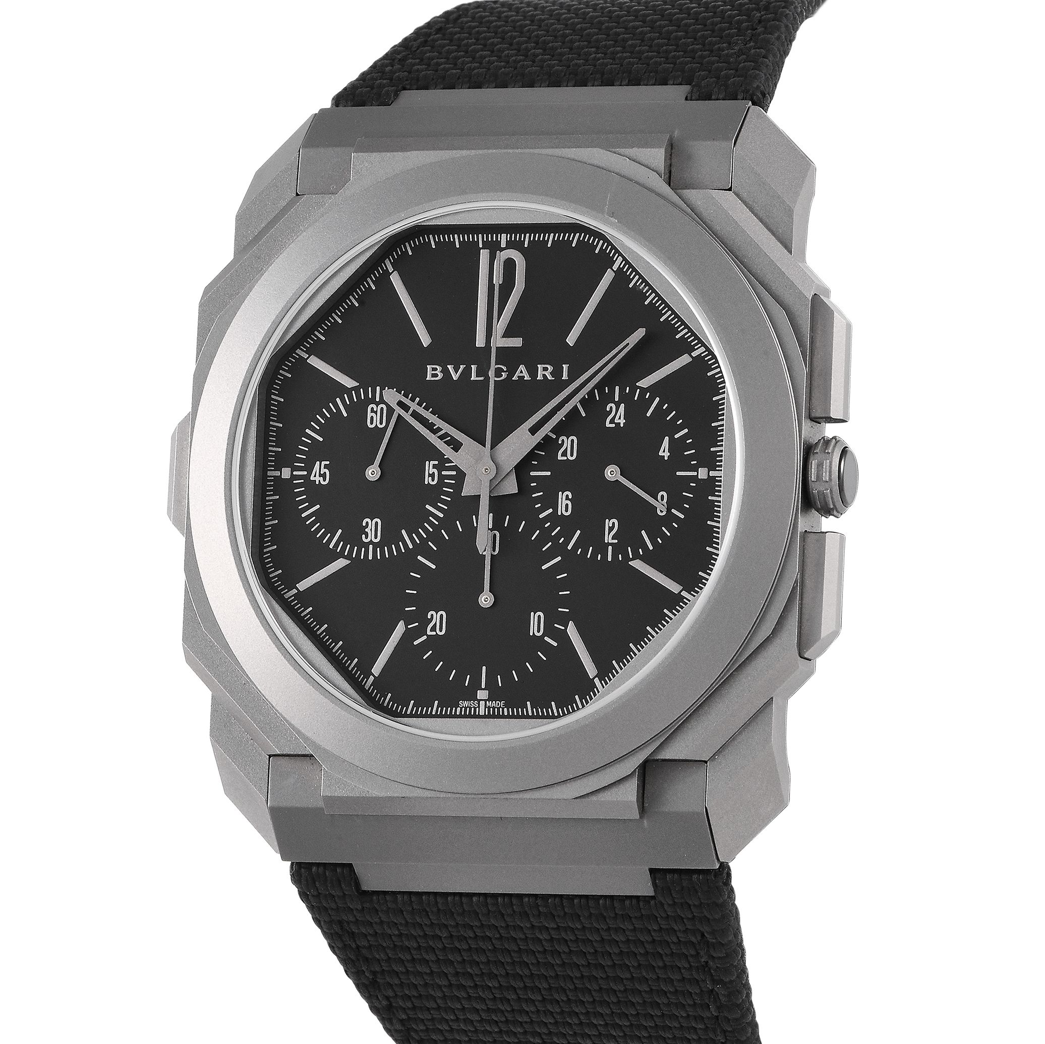 Bvlgari Octo Finissimo Titanium GMT Chronograph Watch 103673