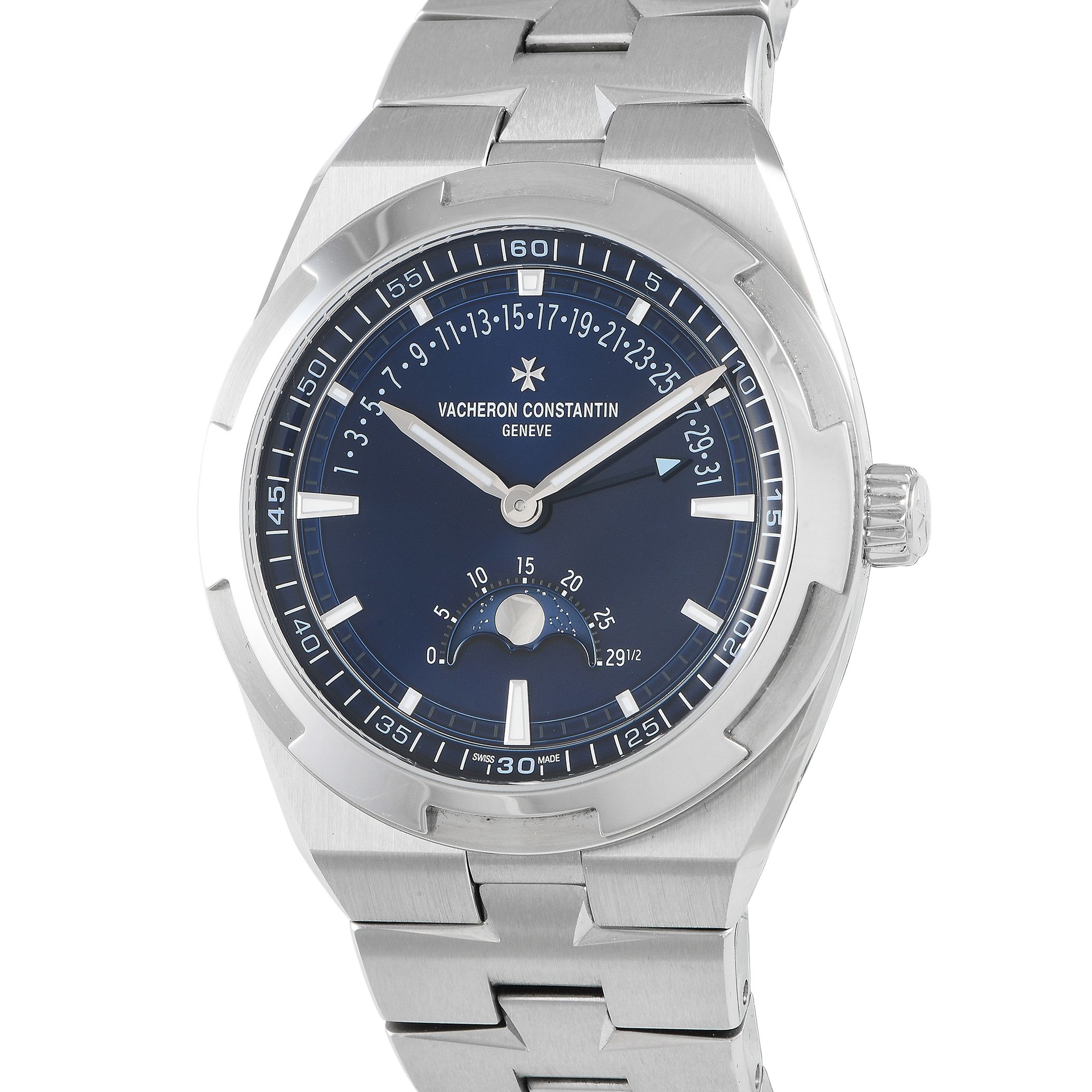 Vacheron Constantin Overseas Moon Phase Retrograde Date Watch 4000V/210A-B911
