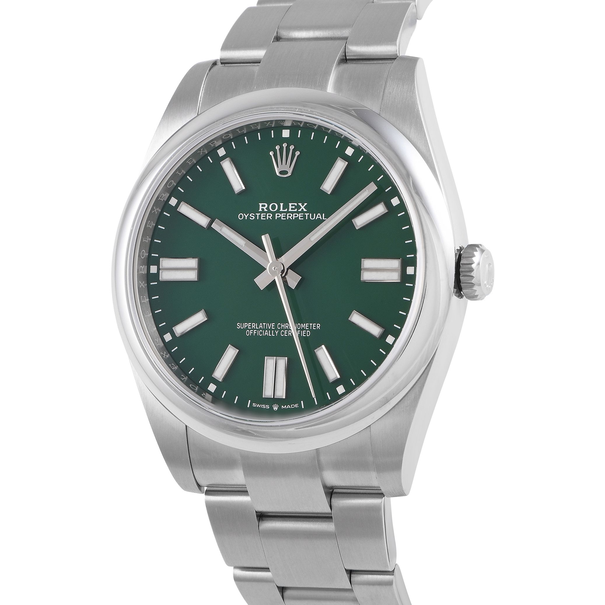 Rolex Oyster Perpetual 36 Green Dial Watch 126000