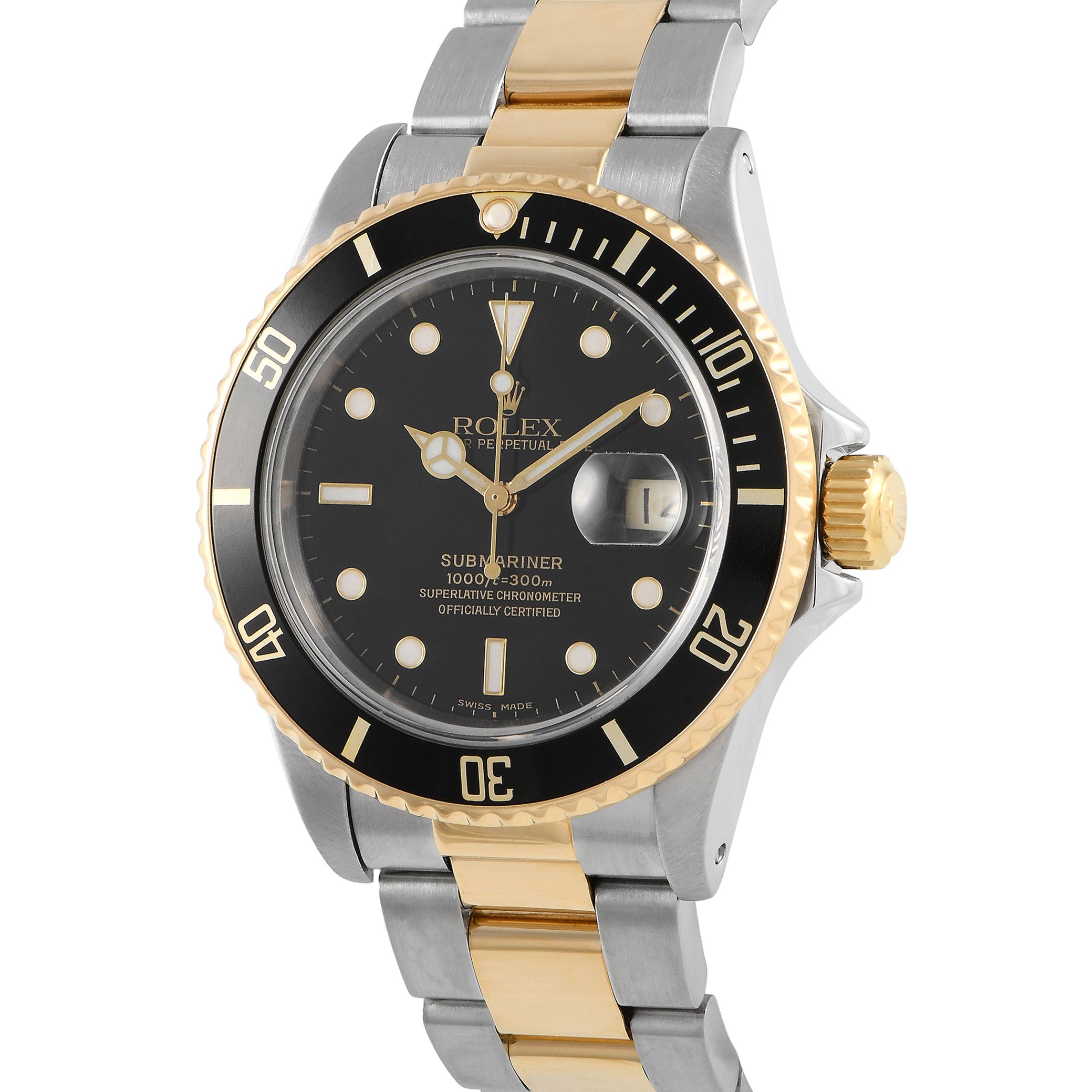 Rolex Submariner Black Dial Watch 16613