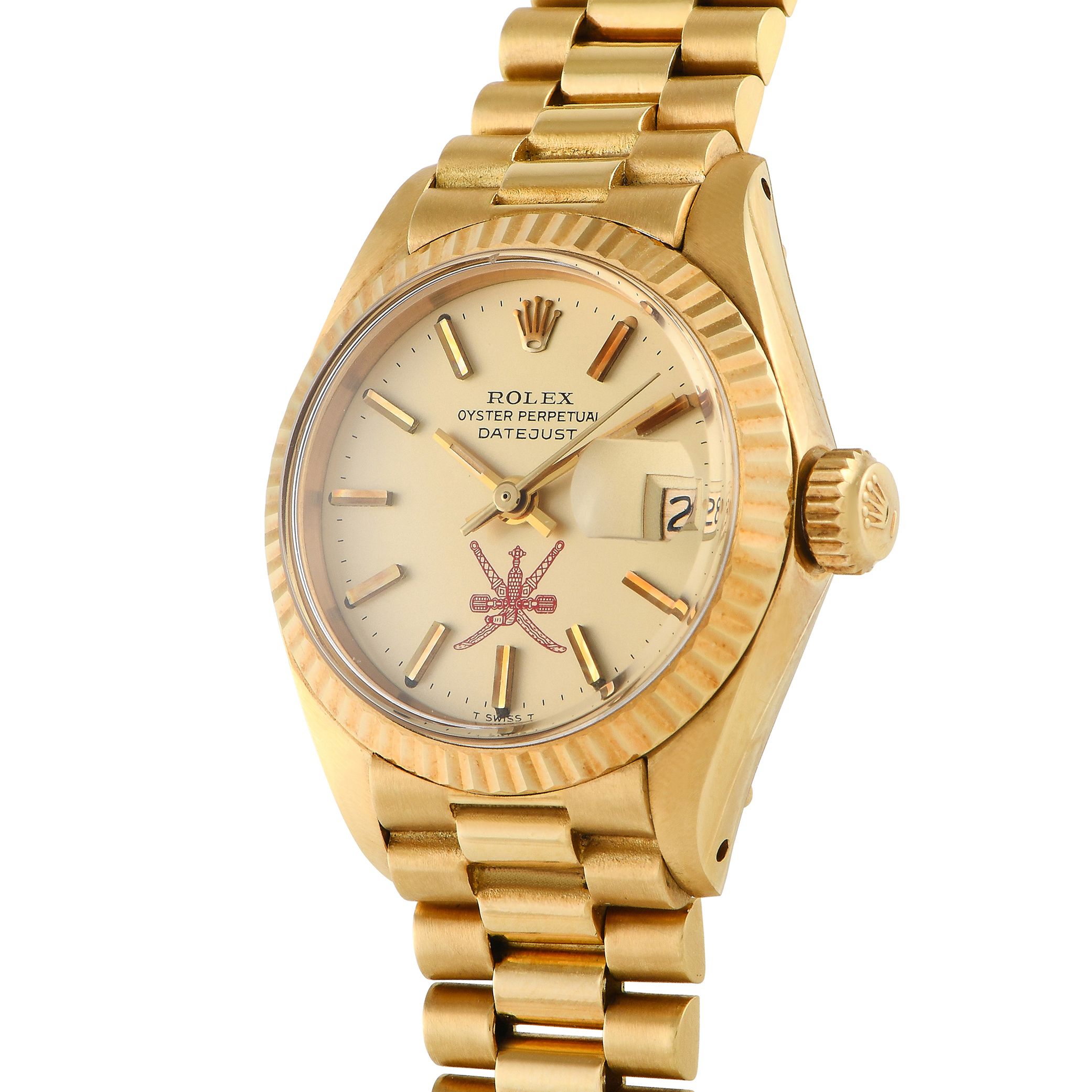 Rolex Lady Datejust Yellow Gold Khanjar Watch 6917