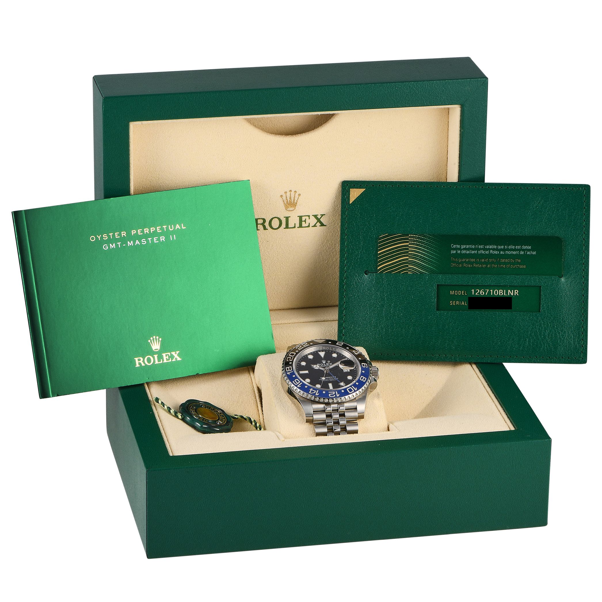 Rolex GMT-Master II Batman 126710BLNR