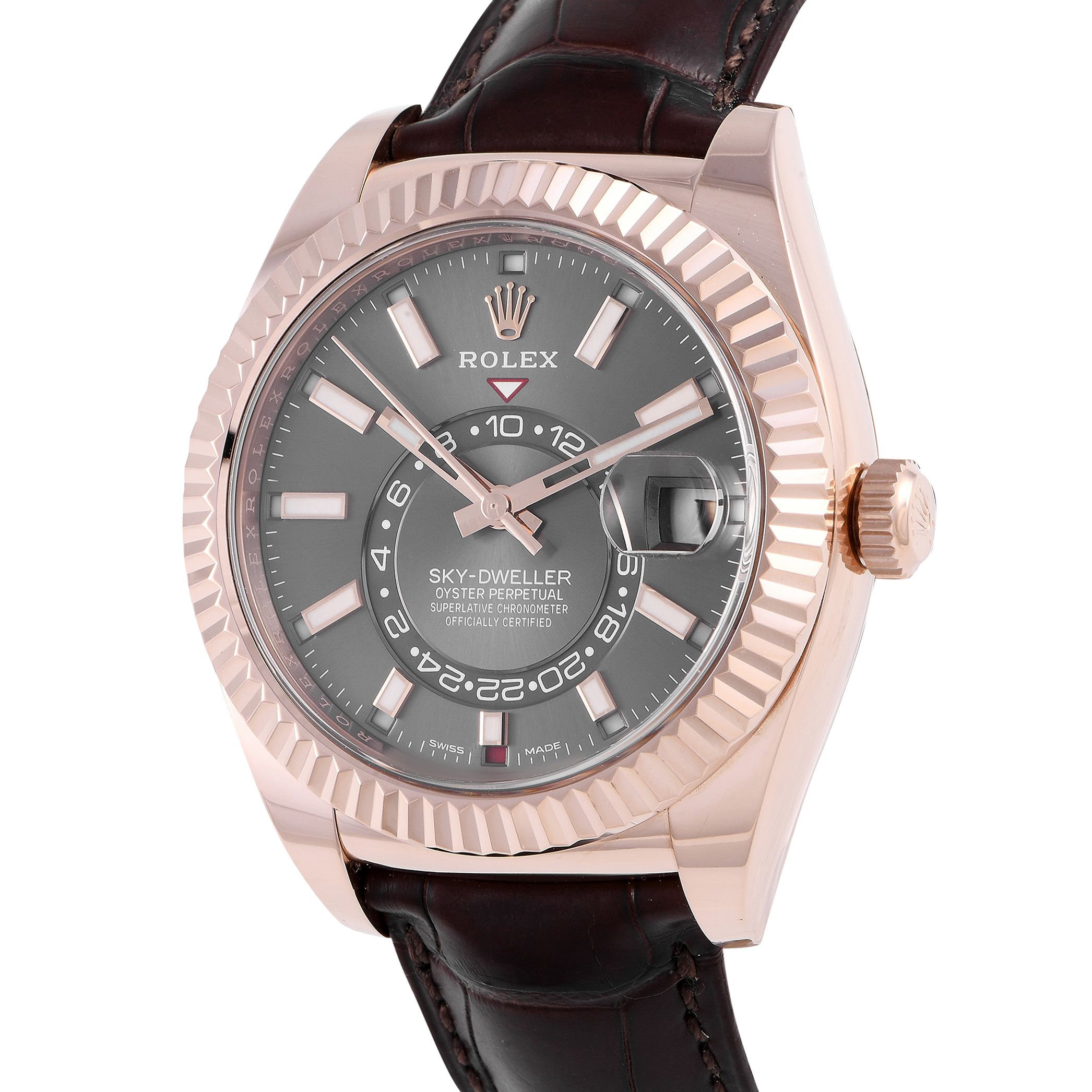 Rolex Sky-Dweller Everose Gold Watch 326135