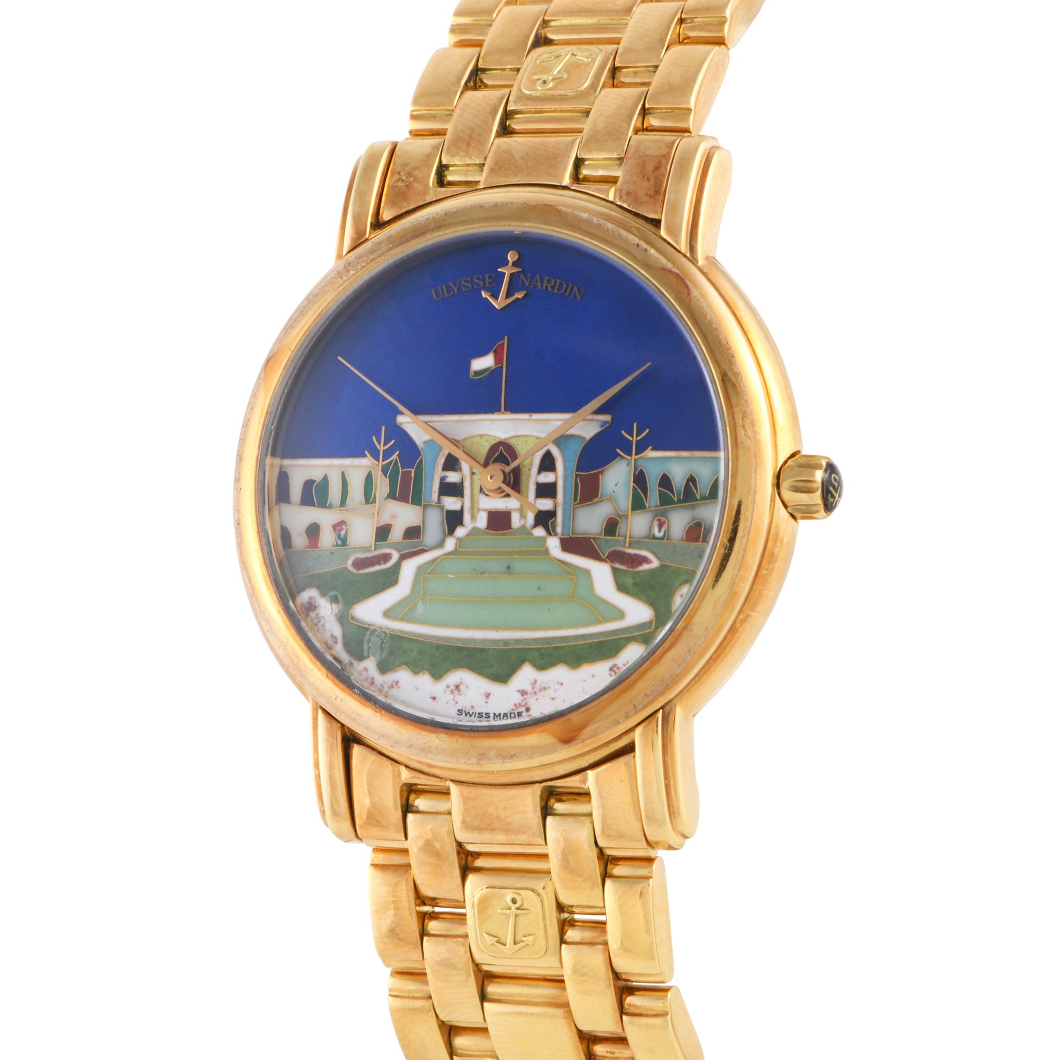 Ulysse Nardin San Marco Palace of Sultan Qaboos Enamel Dial Watch 131-77-9