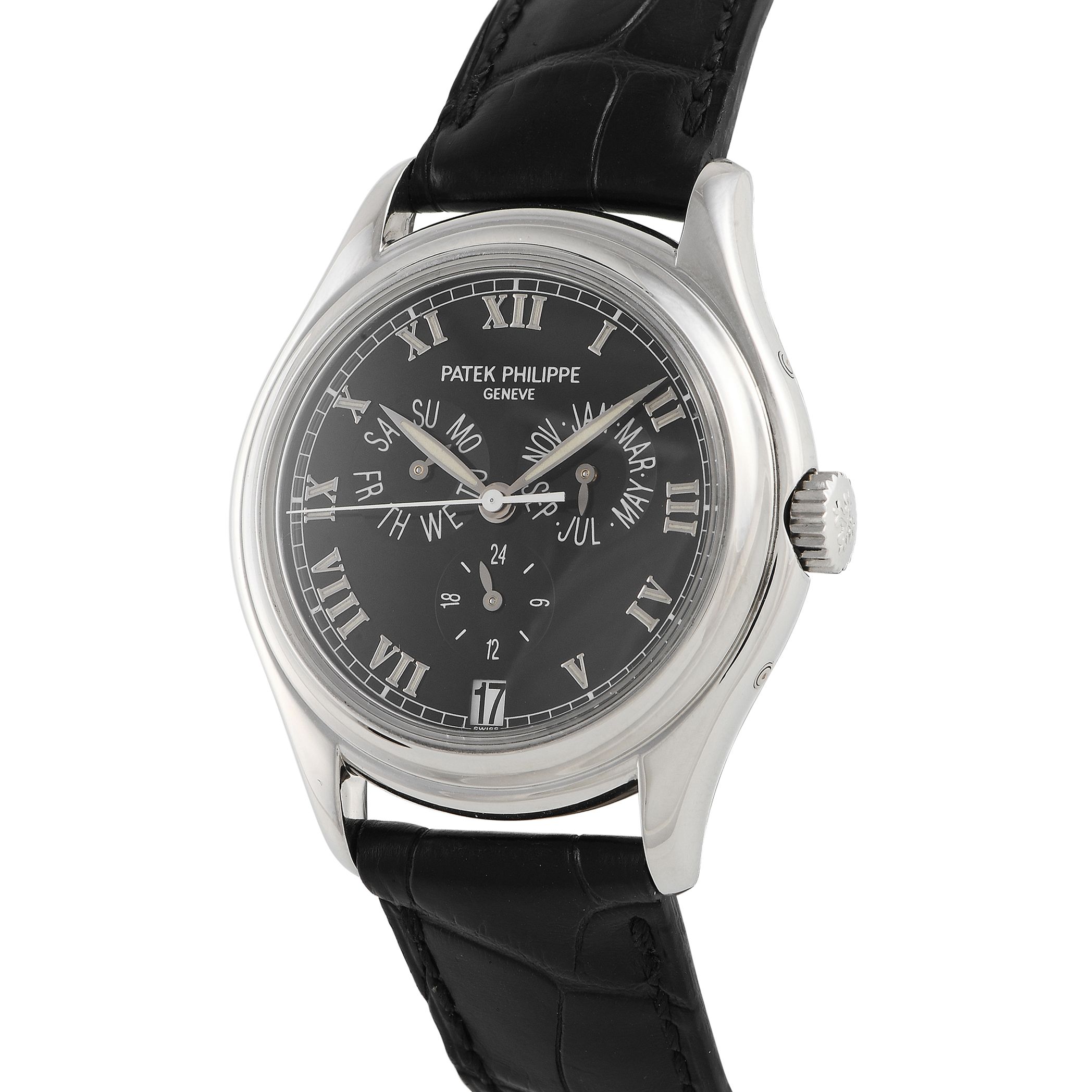 Patek Philippe Annual Calendar Platinum Watch 5035P
