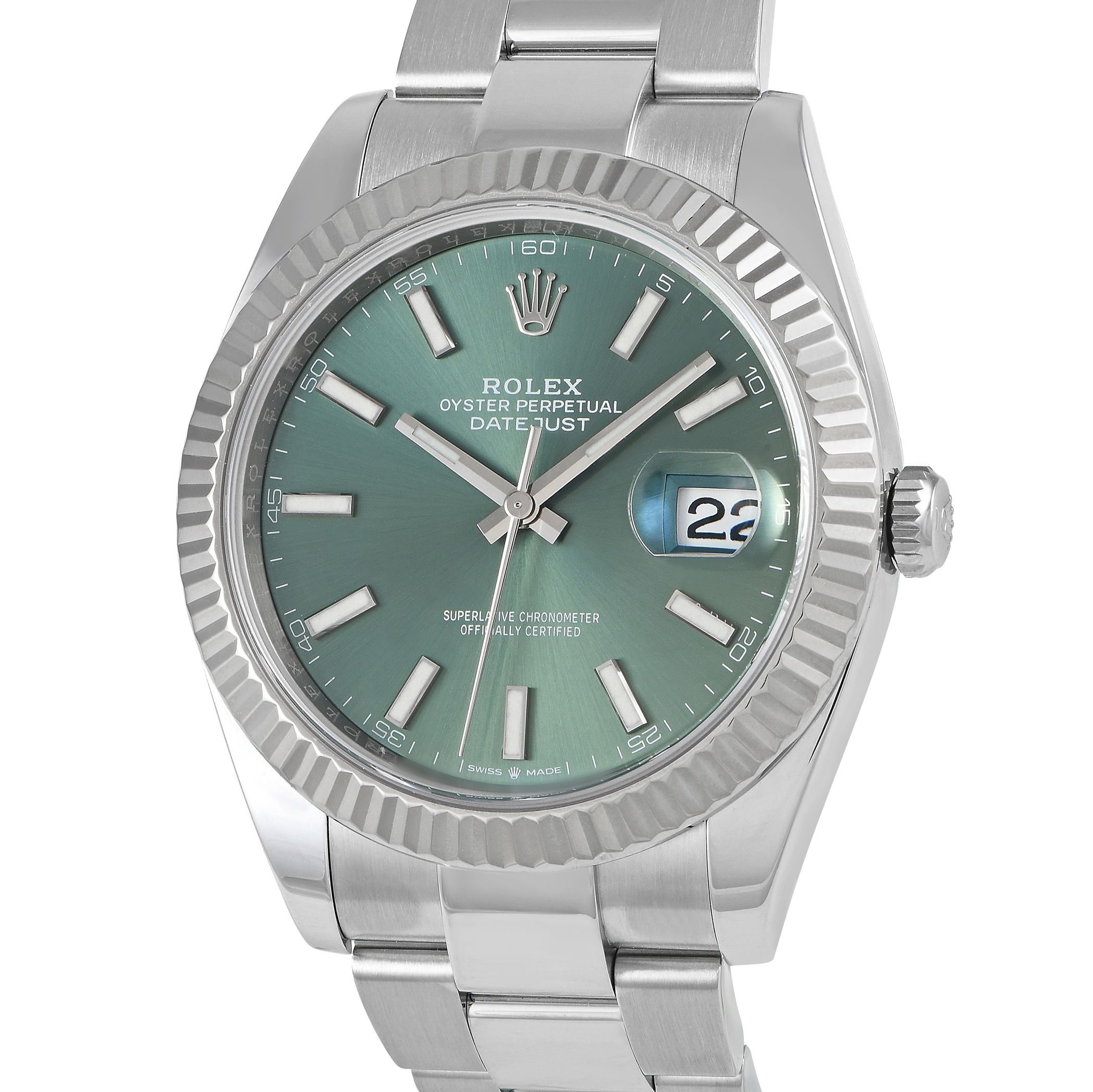 Rolex Datejust 41 Mint Green Dial Watch 126334