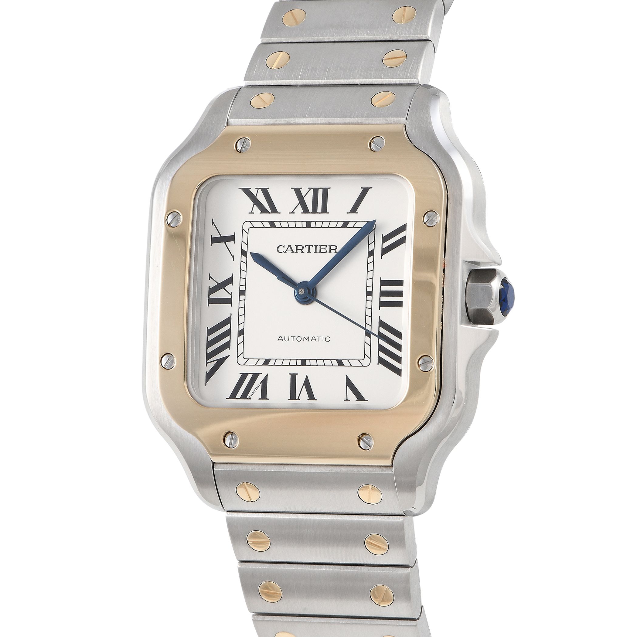 Cartier Santos Medium Two-Tone Watch W2SA0007