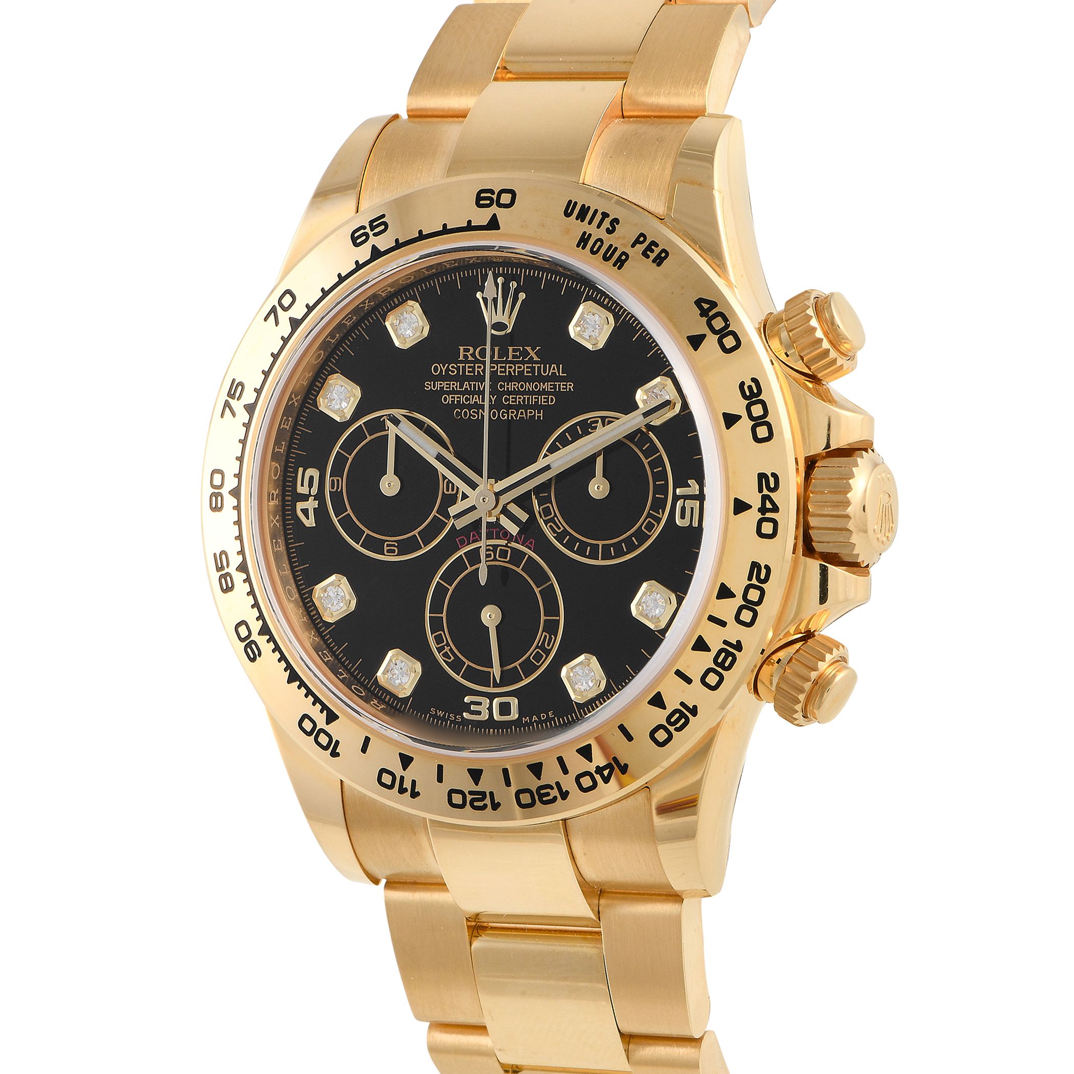 Rolex Daytona Black Diamond Dial Watch 116508