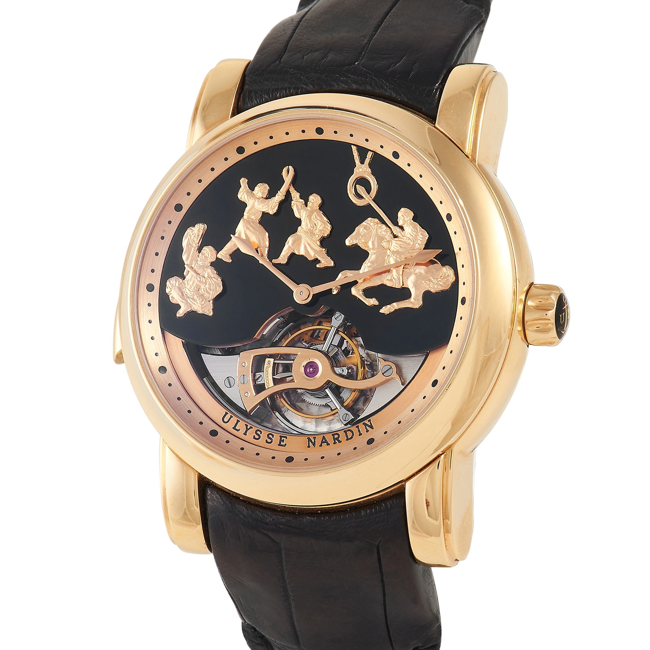 Ulysse Nardin Westminster Jaquemarts Genghis Khan Tourbillon Minute Repeater Watch 786-88