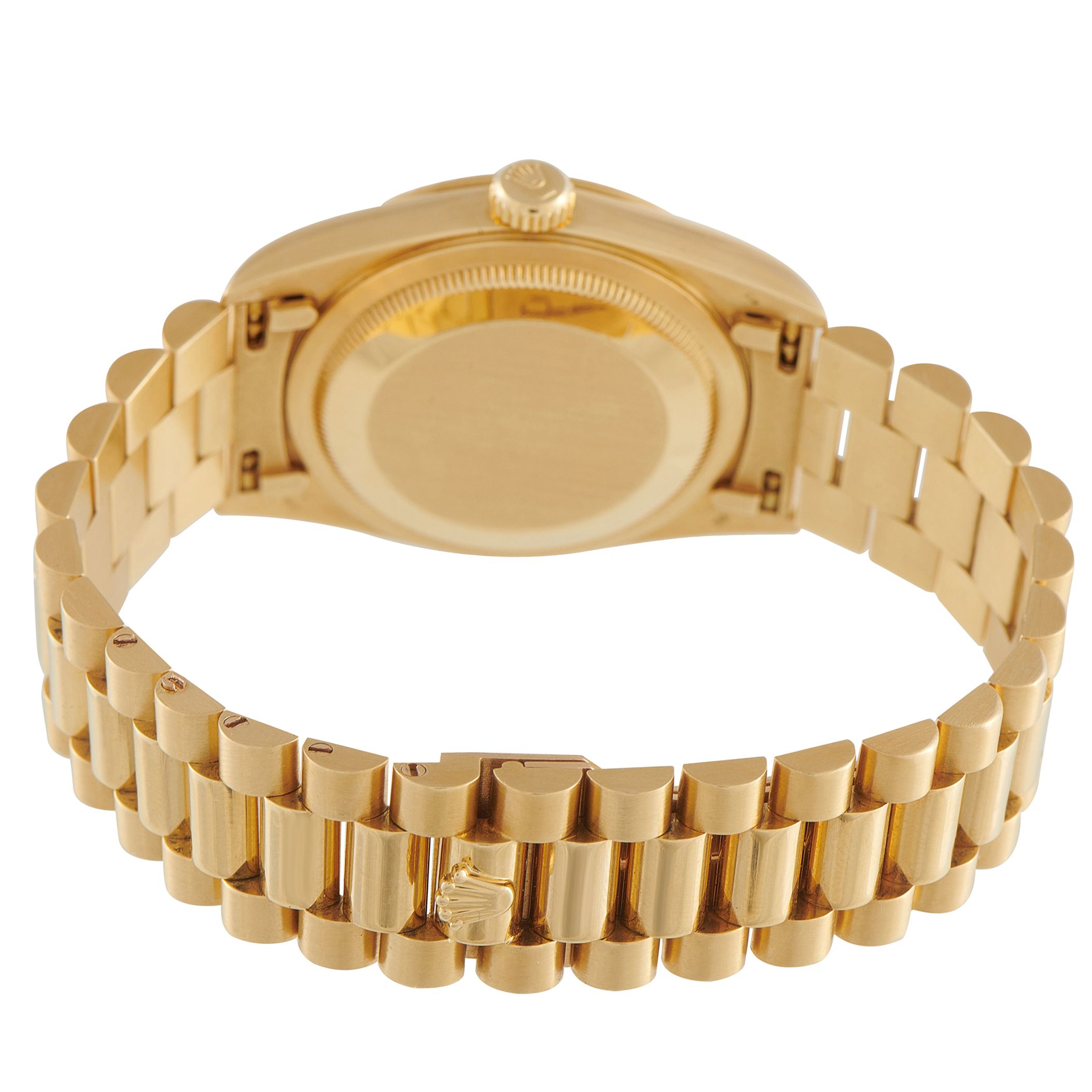 Rolex Day-Date 36 Onyx Dial Yellow Gold President Watch 18238