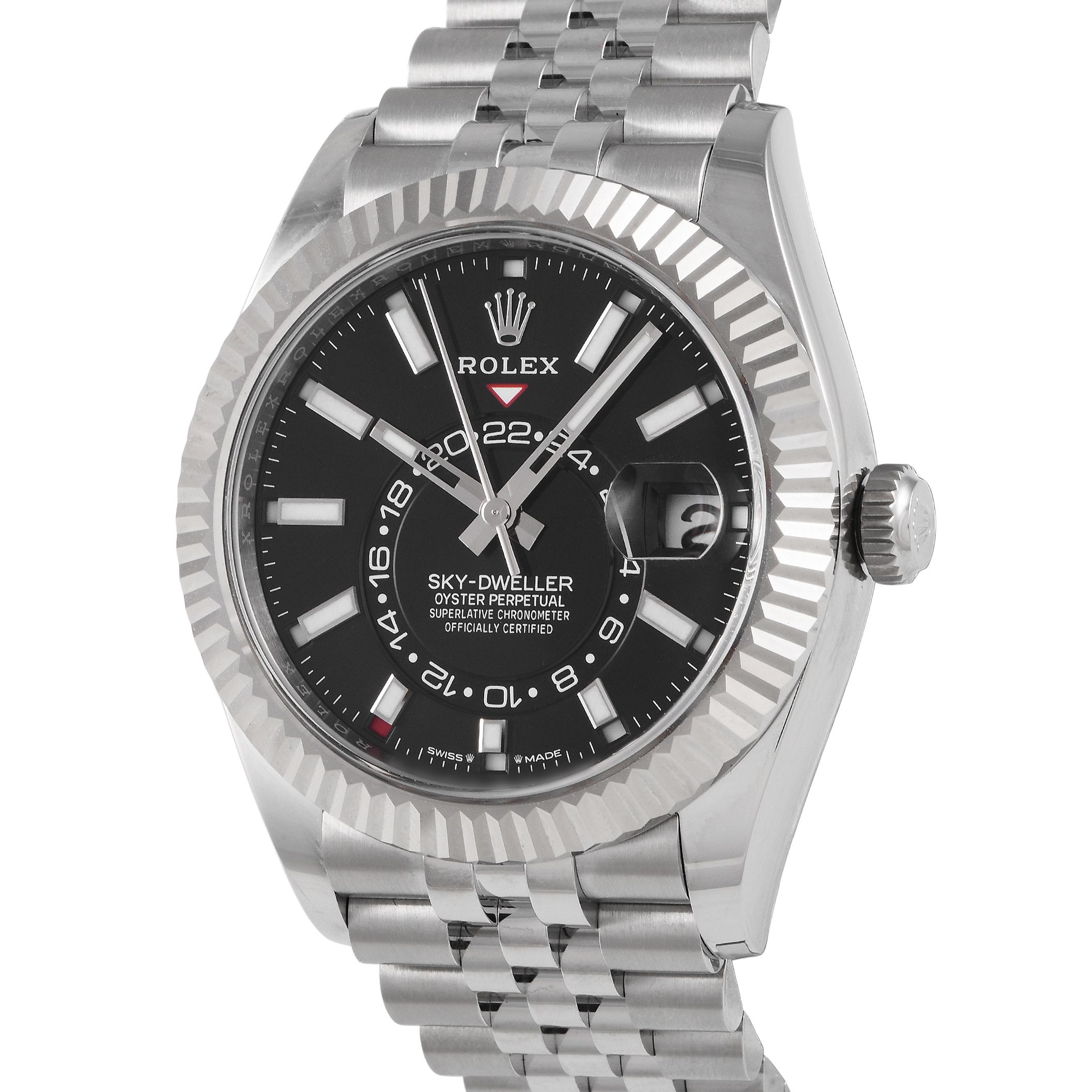 Rolex Sky-Dweller Black Dial Watch 336934