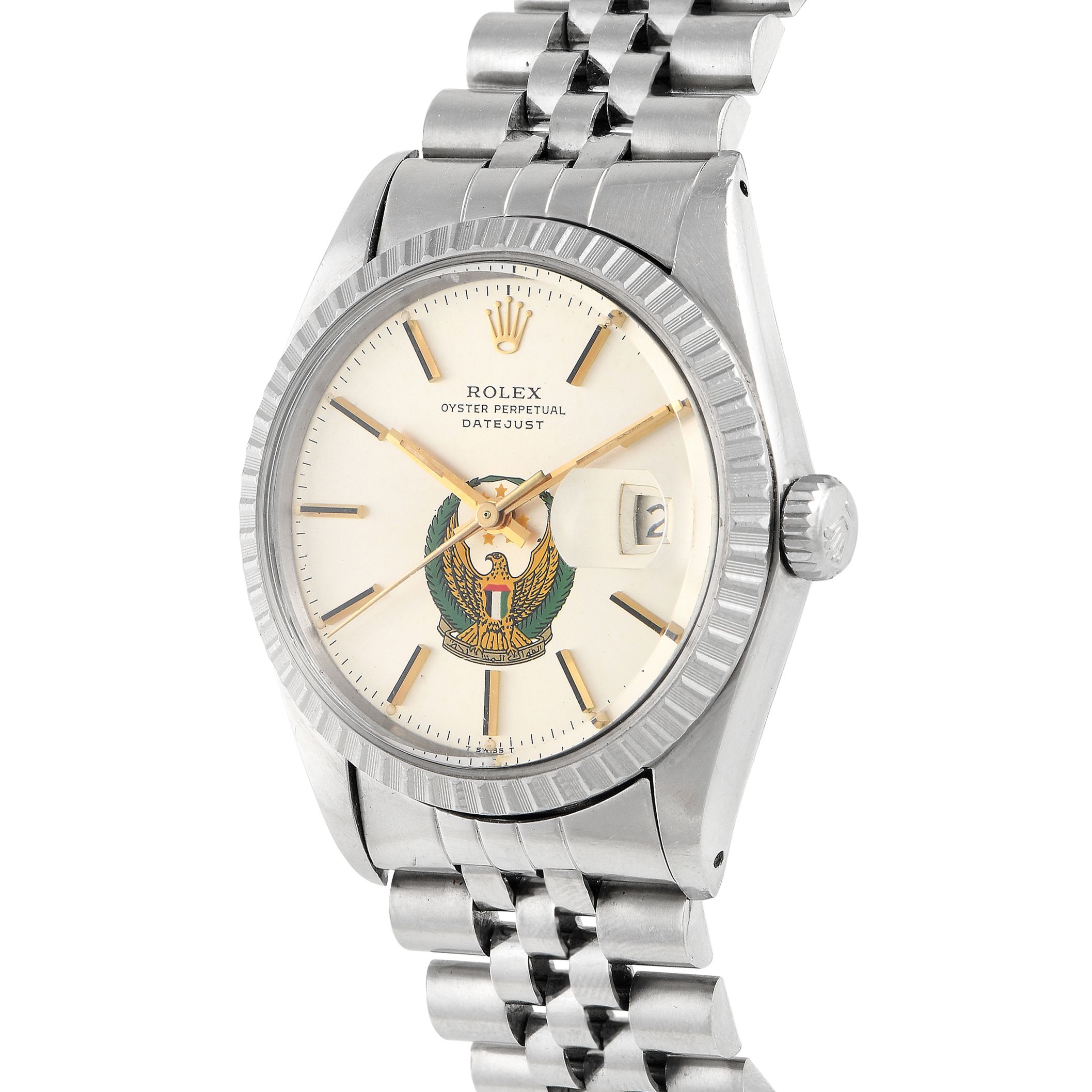 Rolex Datejust UAE Armed Forces Watch UAE Logo 16030