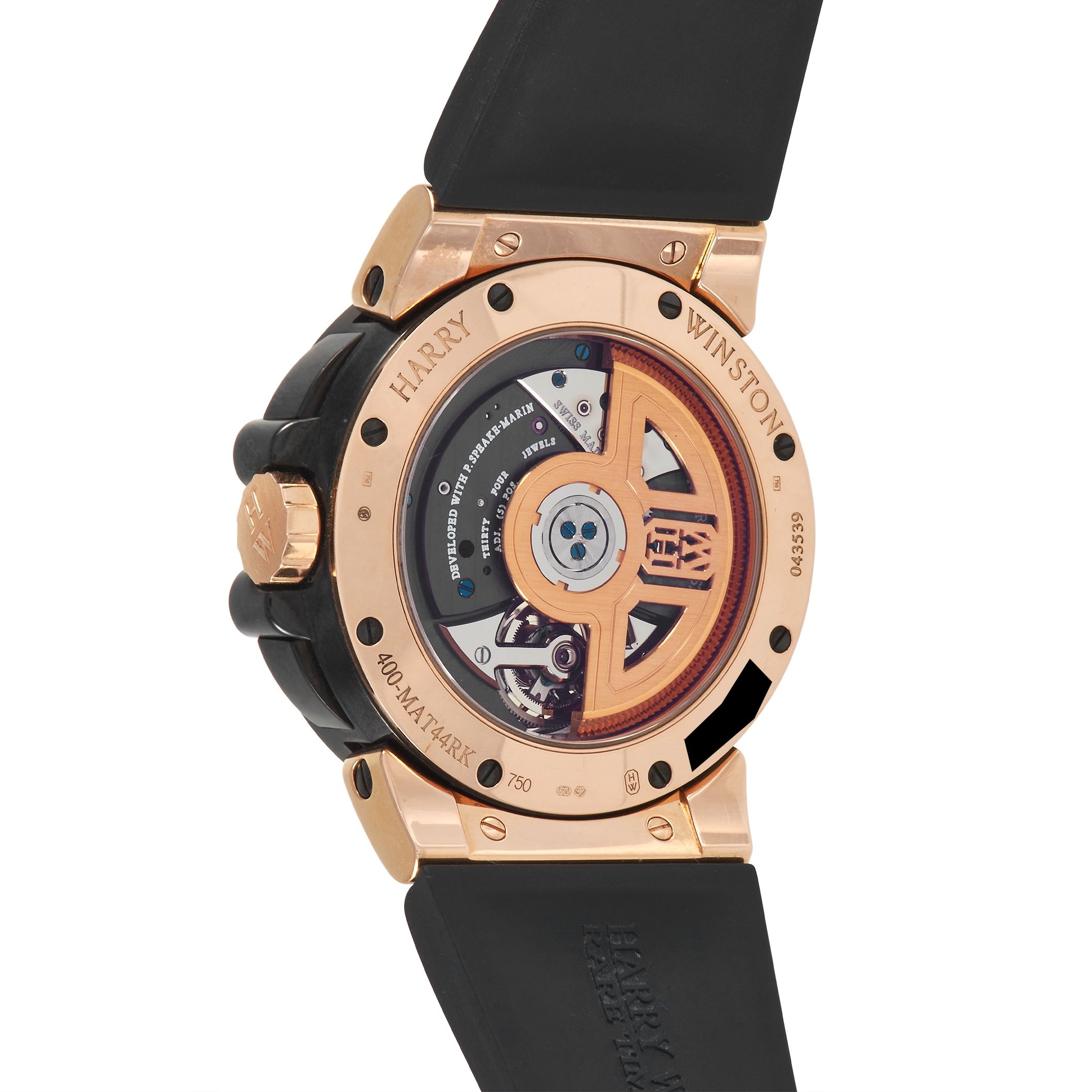 Harry Winston Ocean Tourbillon 46mm Watch 400-MAT44RK