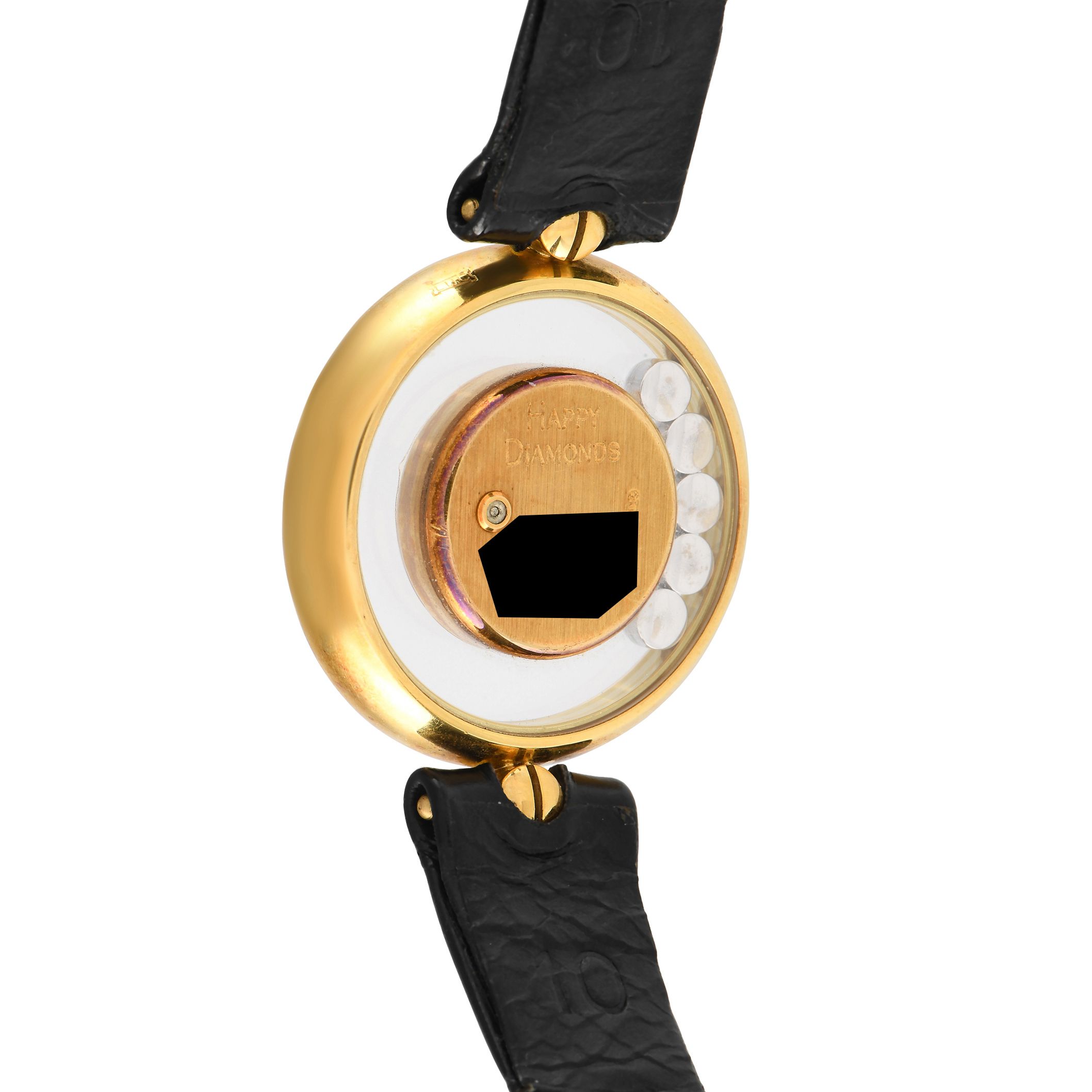 Chopard Happy Diamonds 18K Yellow Gold Ladies Watch