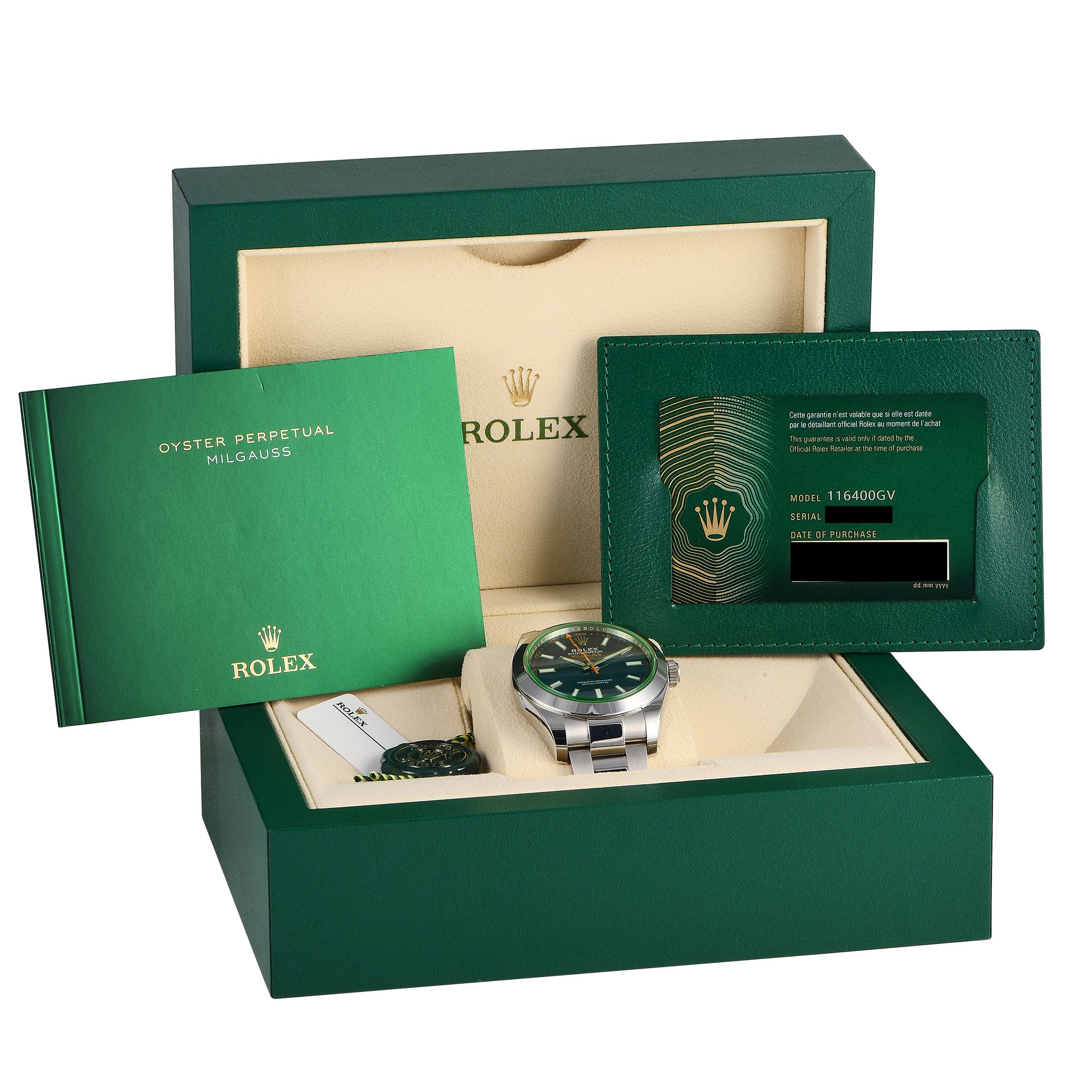 Rolex Milgauss Watch 116400GV