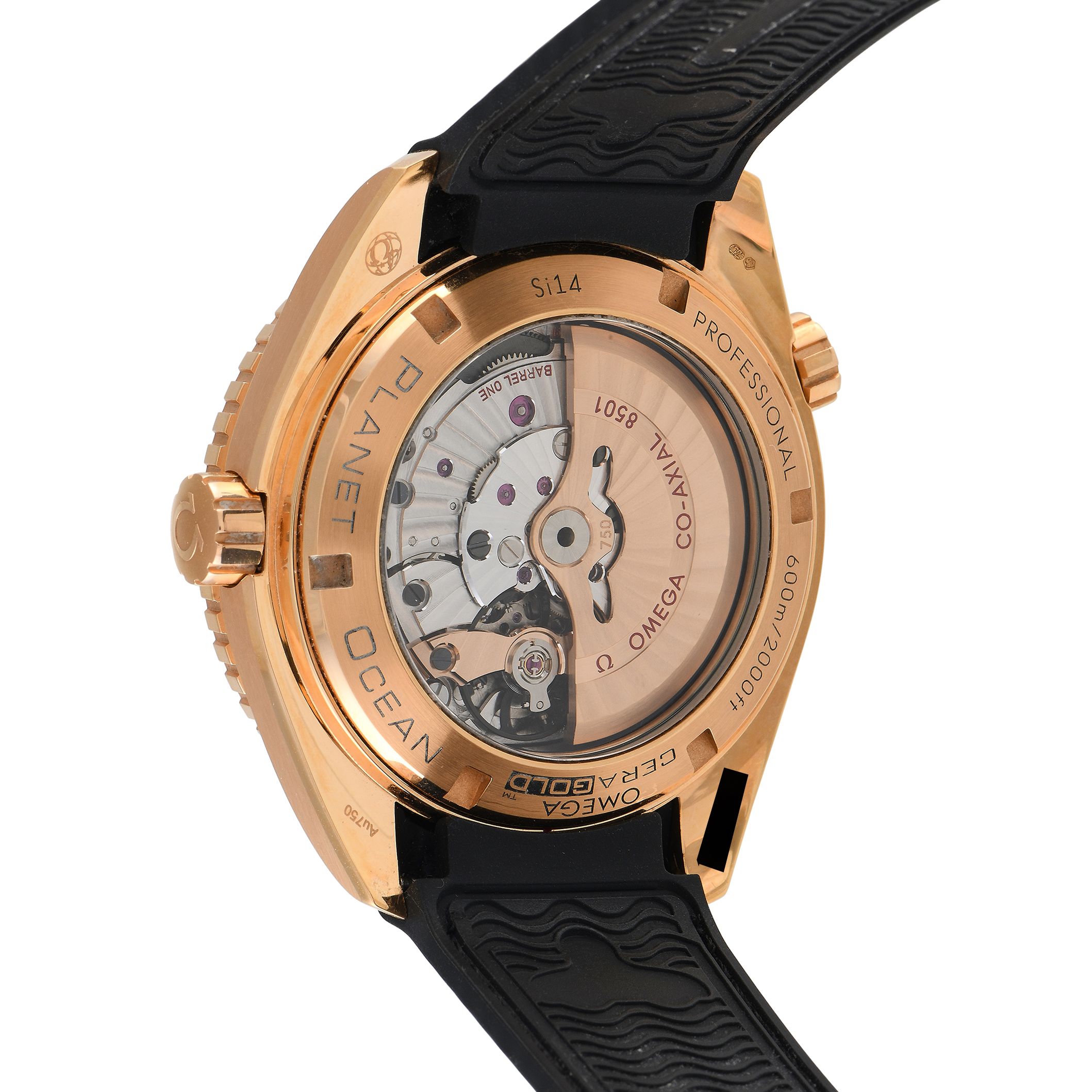 Omega Seamaster Planet Ocean 600M Ceragold Watch 232.63.64.21.01.001