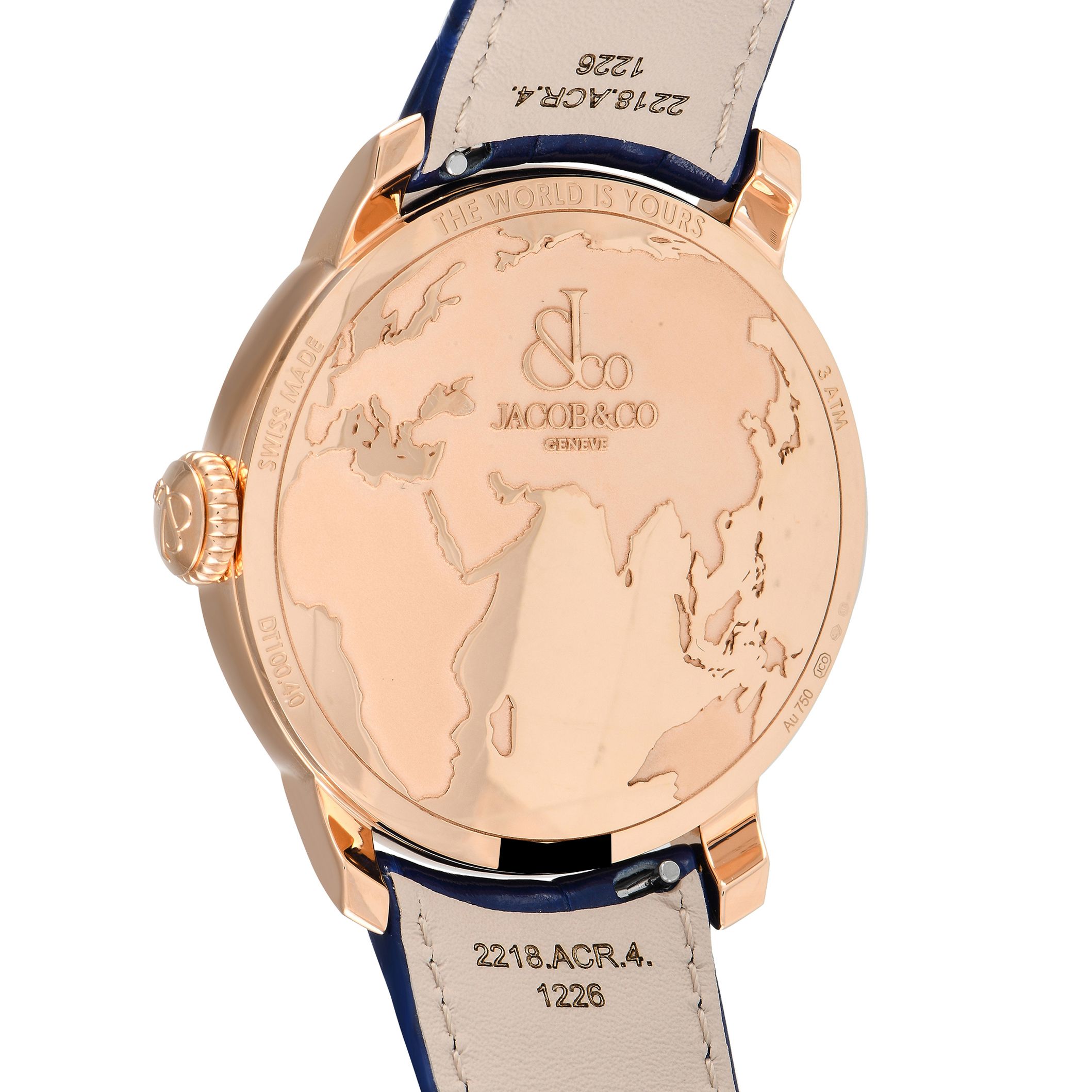 Jacob & Co The World is Yours Dual Time Zone Watch DT100.40.AA.AE.A