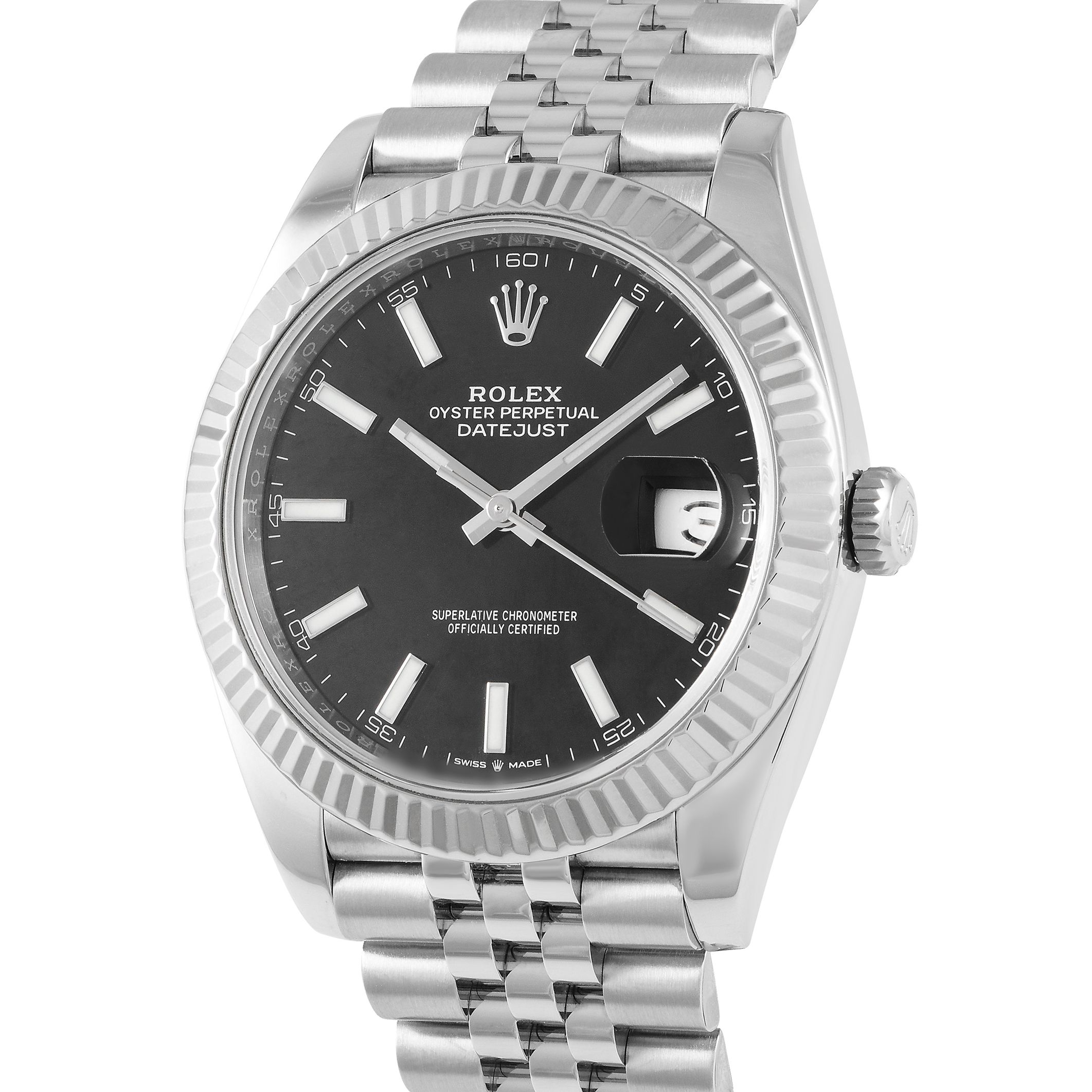 Rolex Datejust 41 Black Dial Watch 126334