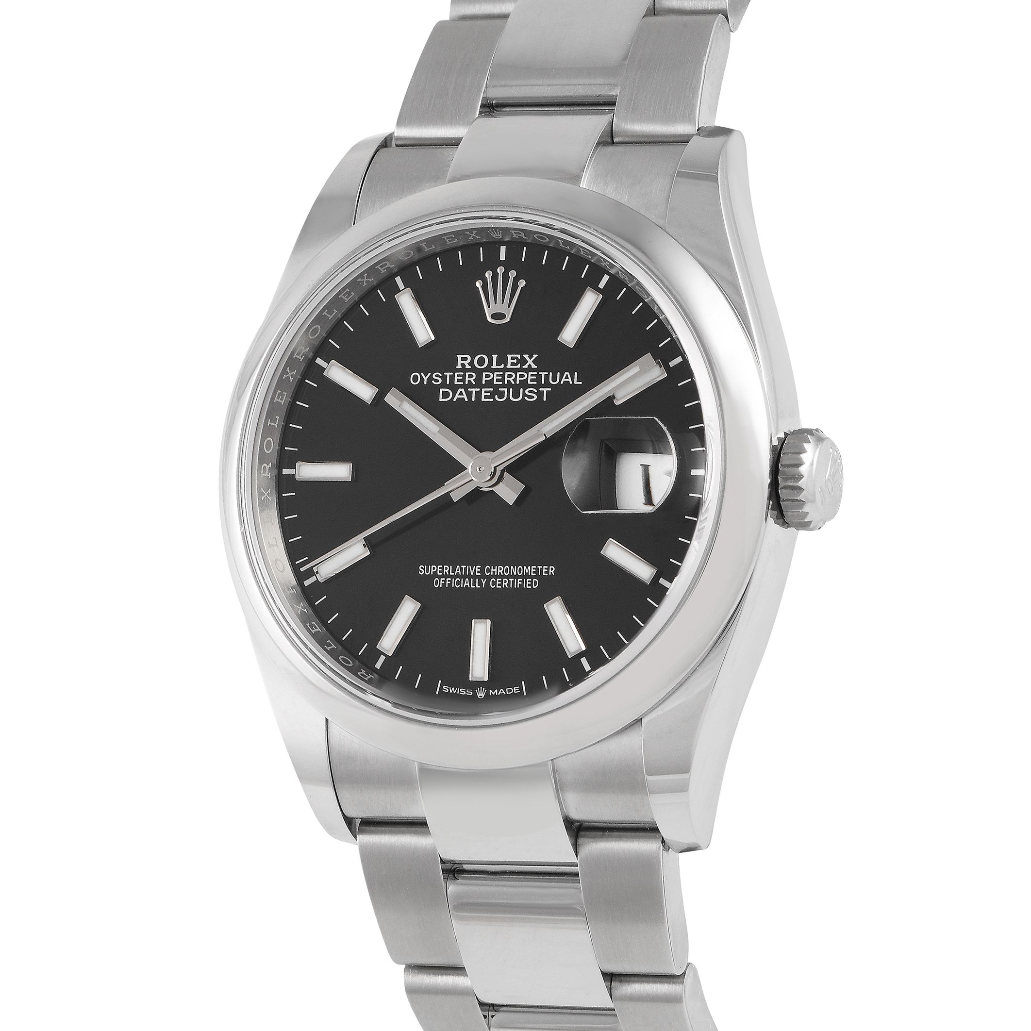 Rolex Datejust 36 Black Dial Watch 126200