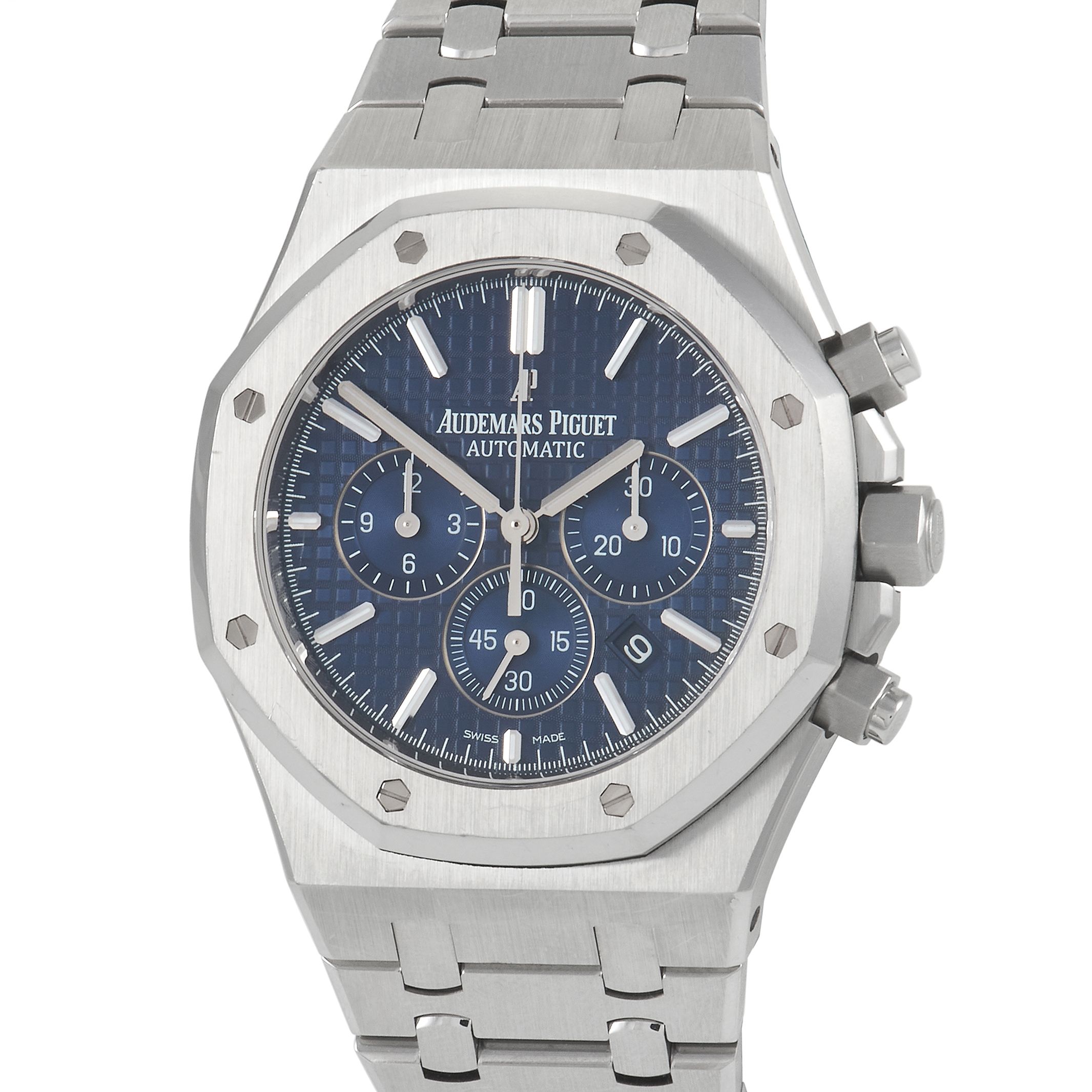 Audemars Piguet Royal Oak Steel Blue Chronograph Watch 26320ST.OO.1220ST.03