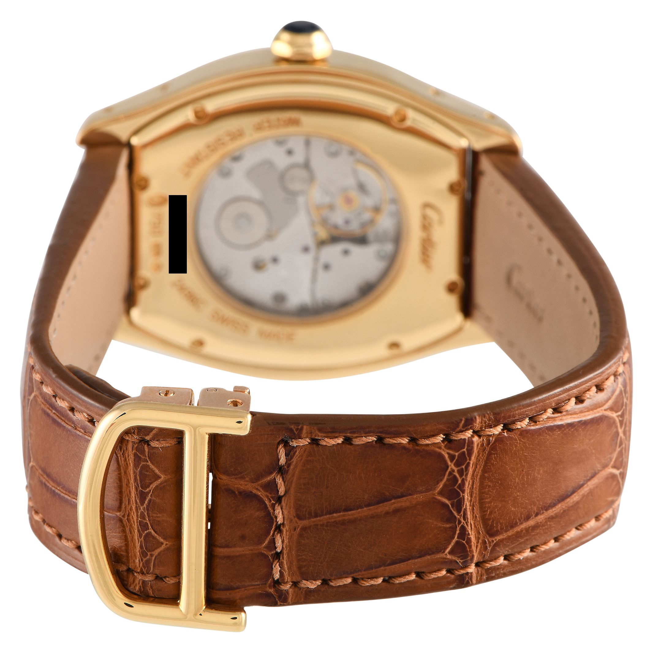 Cartier Tortue ‘Collection Priveé’ 18K Yellow Gold Watch 2496C