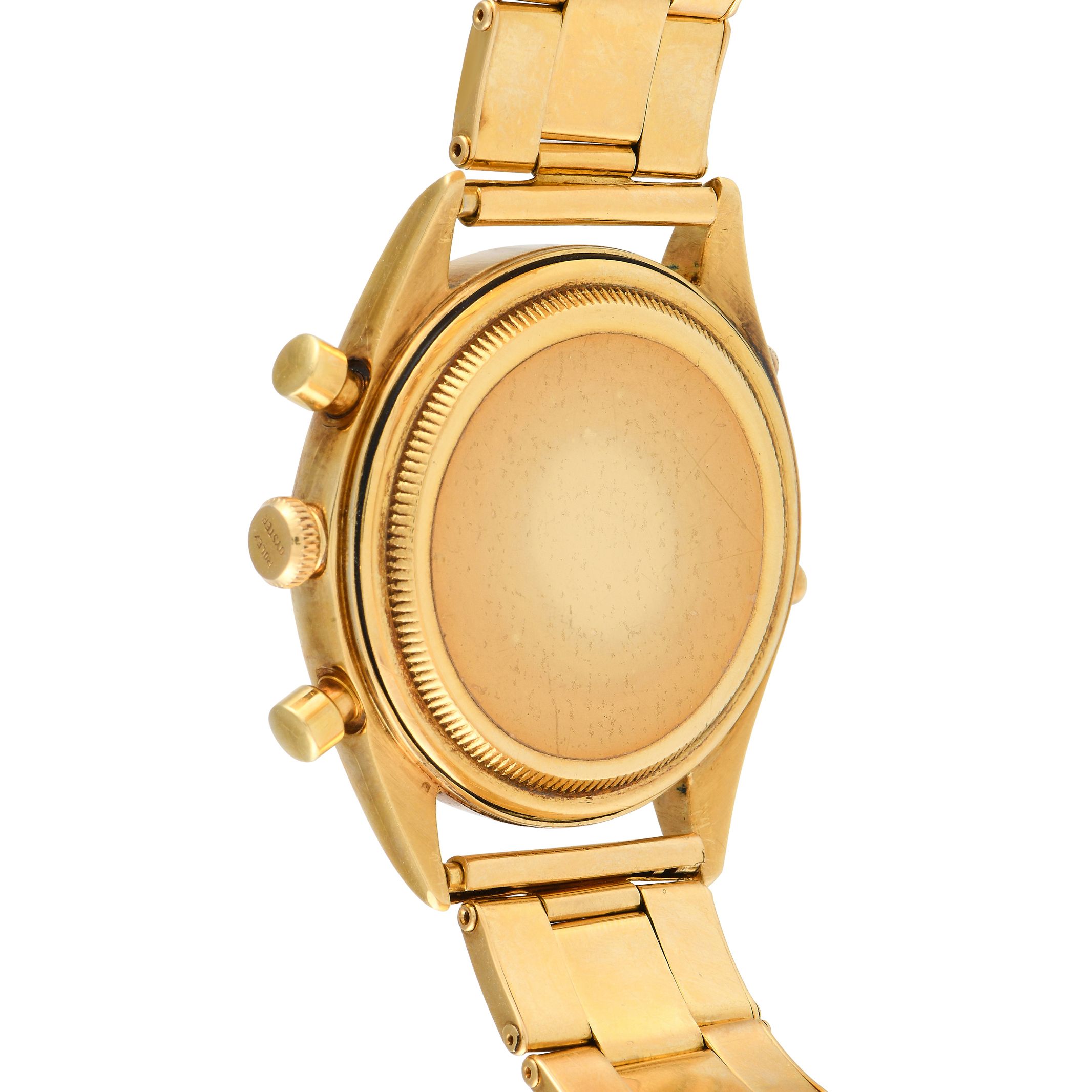 Rolex Dato-Compax Jean Claude Killy Yellow Gold Watch 4767