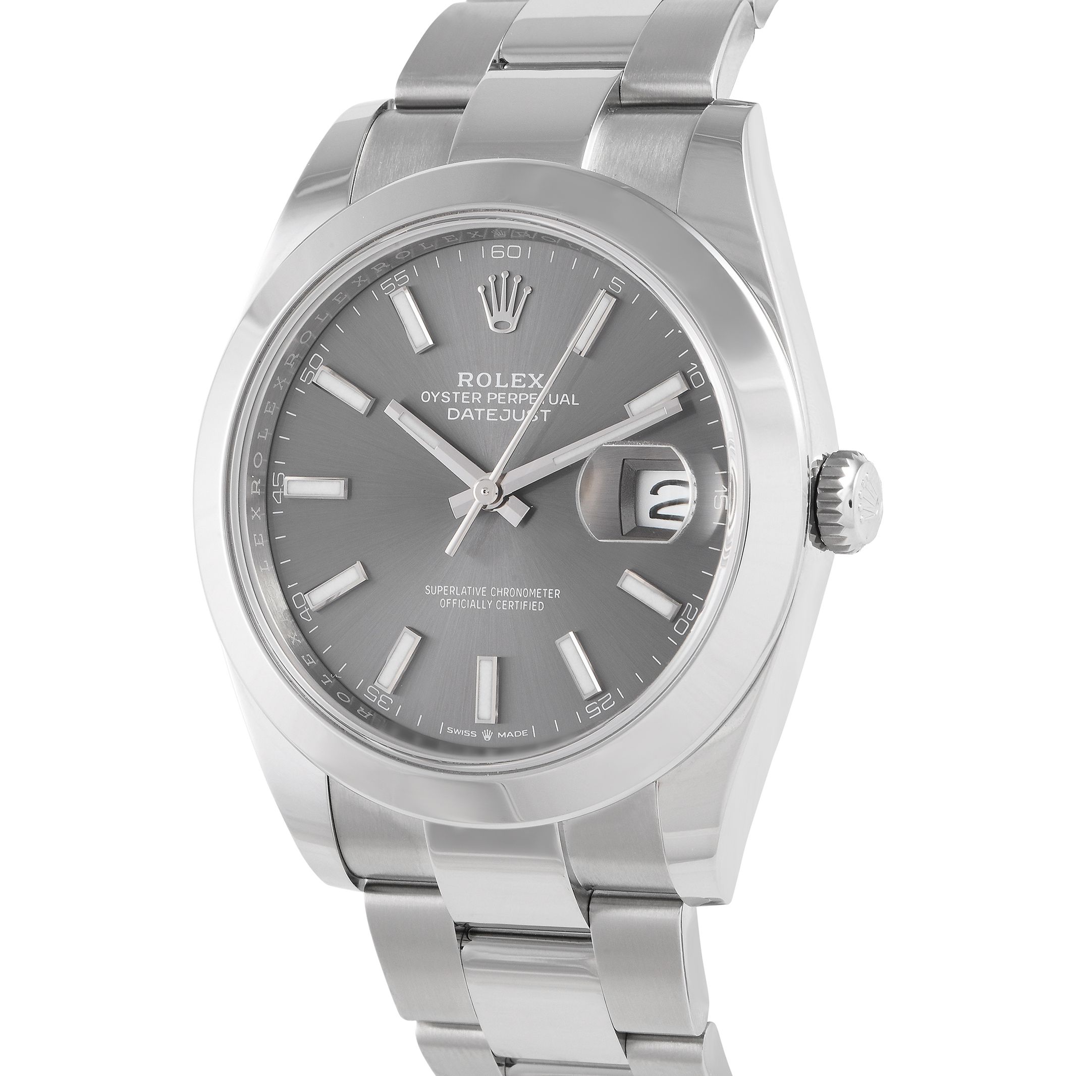 Rolex Datejust 41 Slate Dial Watch 126300