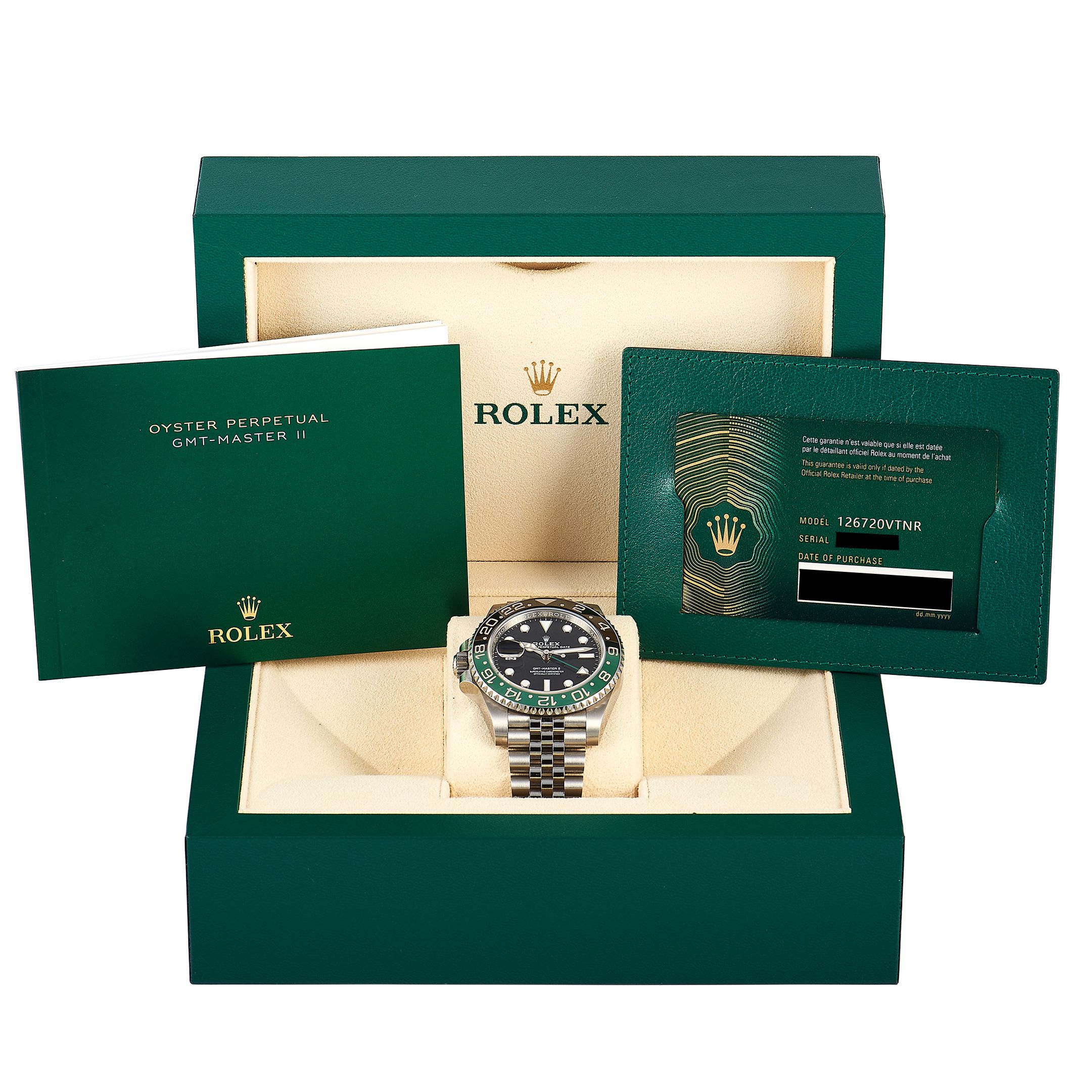 Rolex GMT-Master II Left-Hand Jubilee Watch 126720VTNR-0002