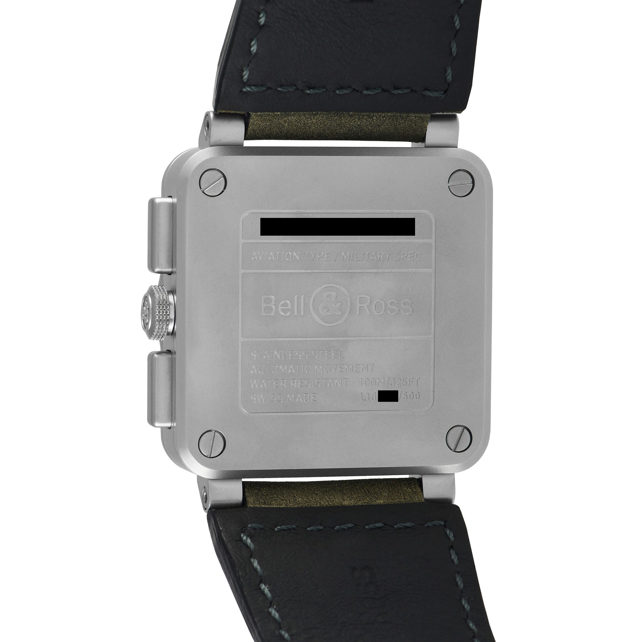 Bell & Ross BR03-94 Horolum Watch BR0394-GR-ST/SCA