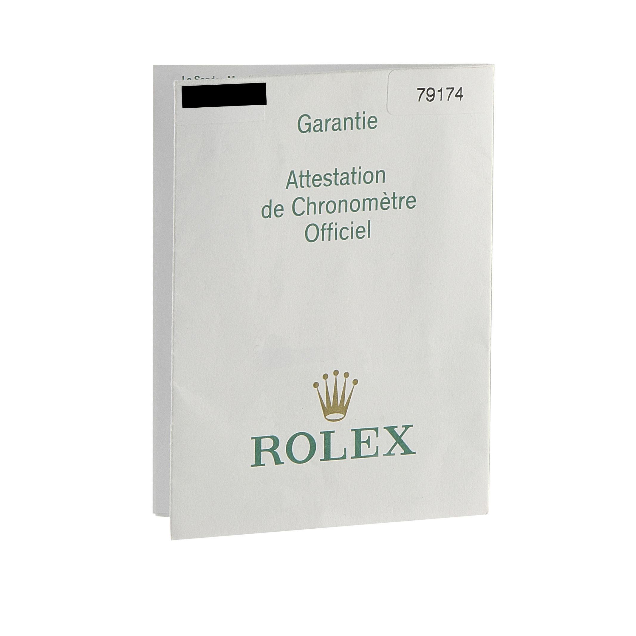 Rolex Lady-Datejust Mother-of-Pearl Blue Sapphire Dial Jubilee Watch 79174