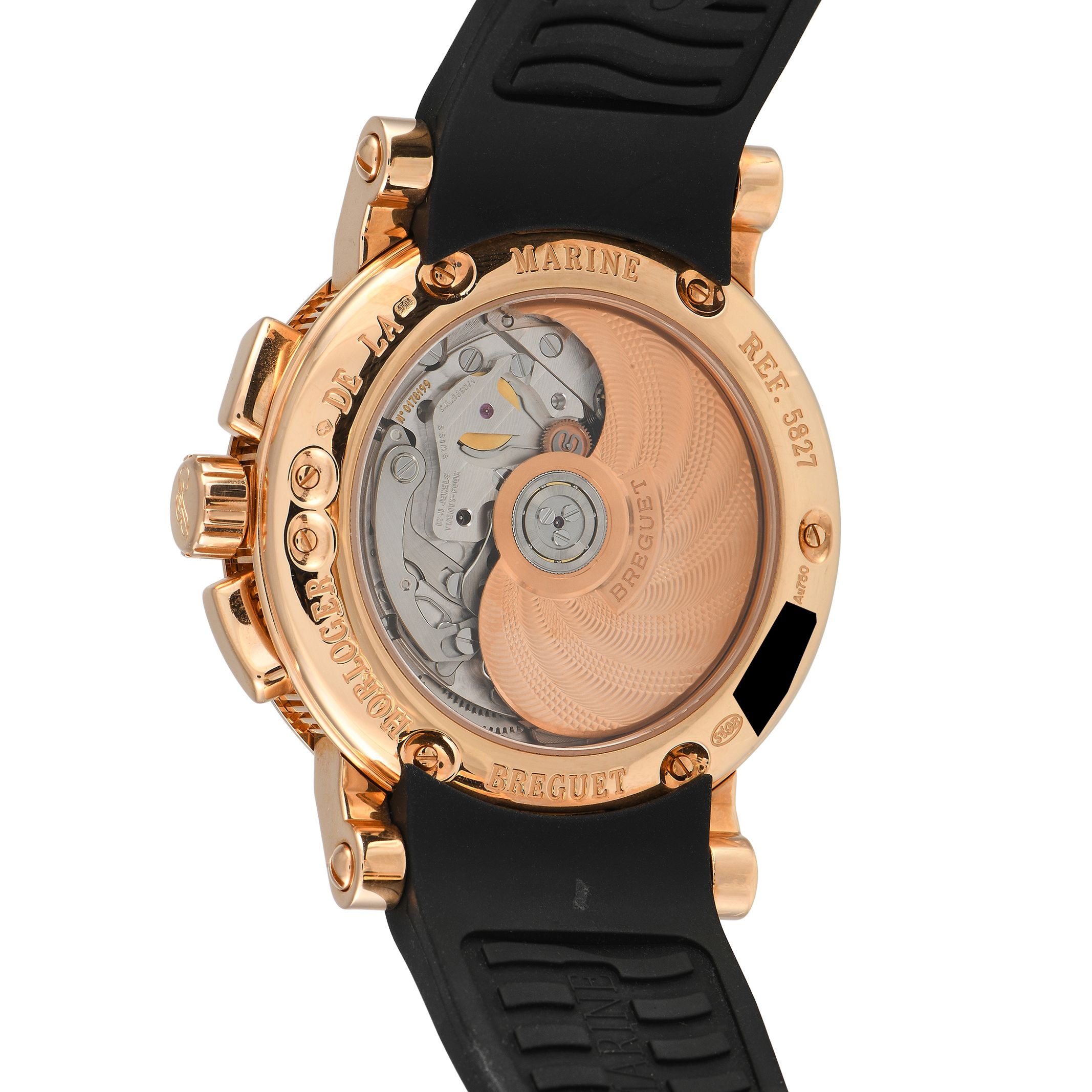 Breguet Marine Chronograph Rose Gold Watch 5827BR