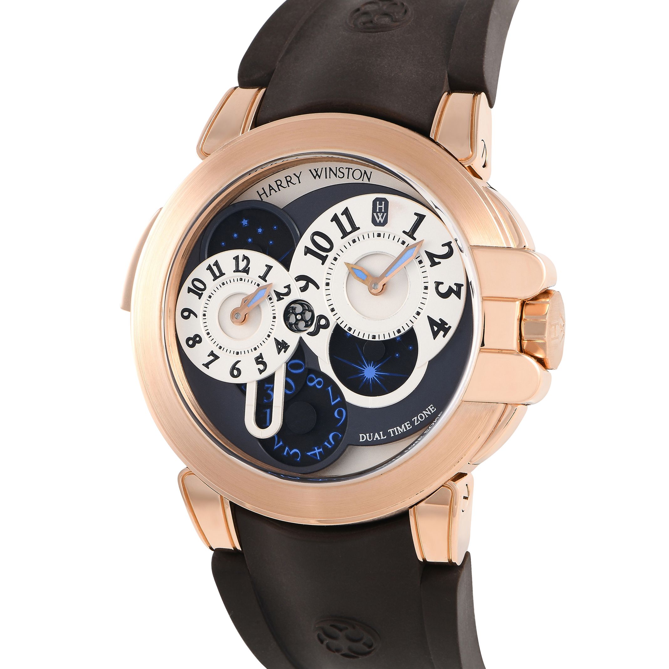 Harry Winston Ocean Dual Time Watch 400-MATZ44R