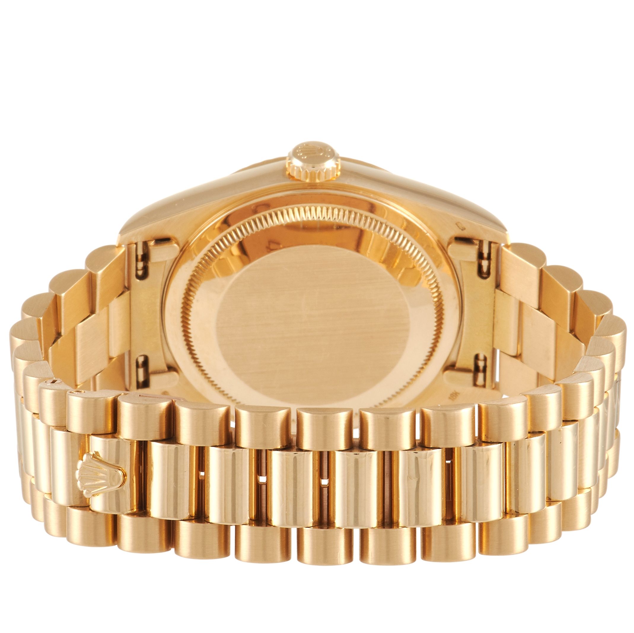Rolex Day-Date 36 Yellow Gold Diamond President Watch 18238