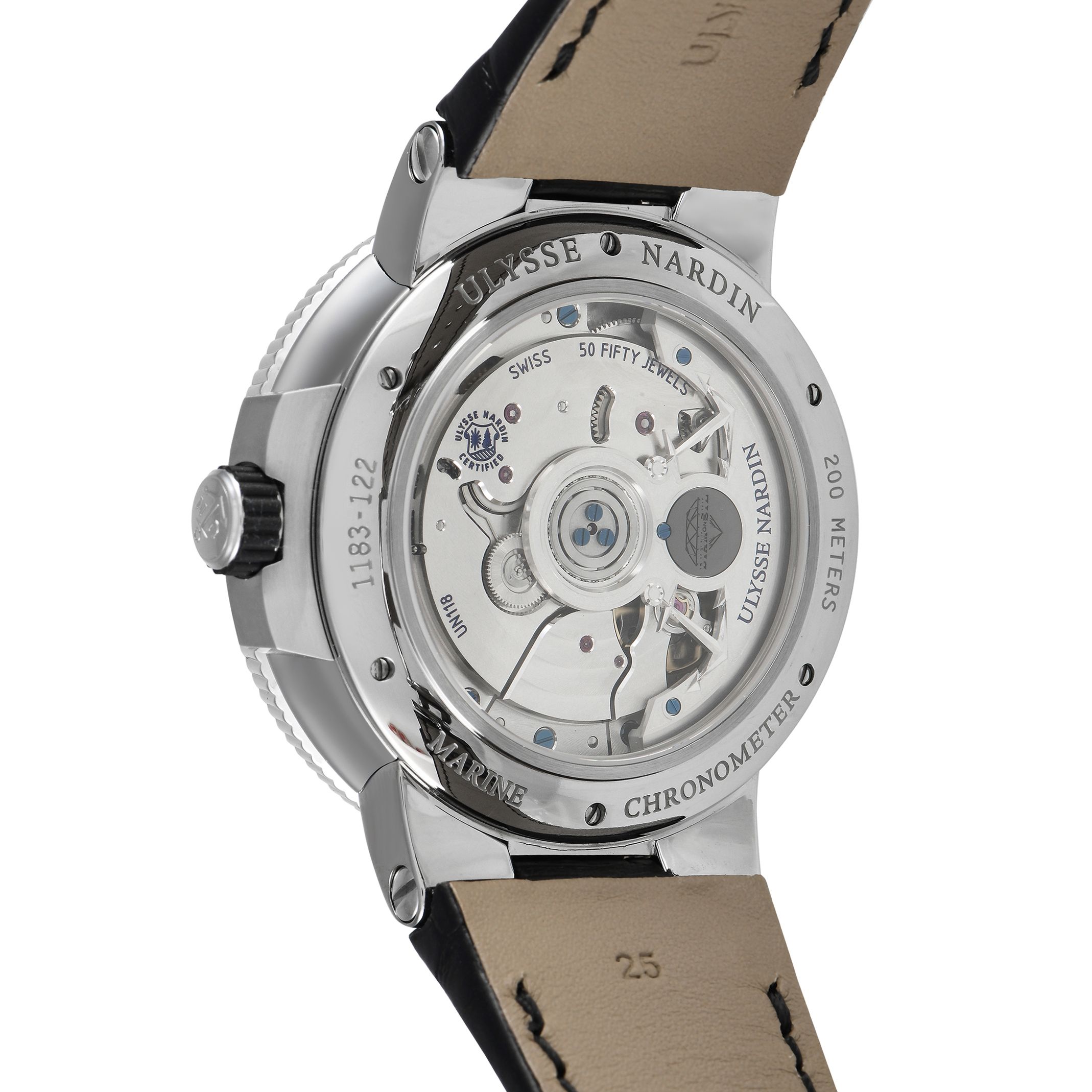 Ulysse Nardin Marine Chronometer Watch 1183-122/42