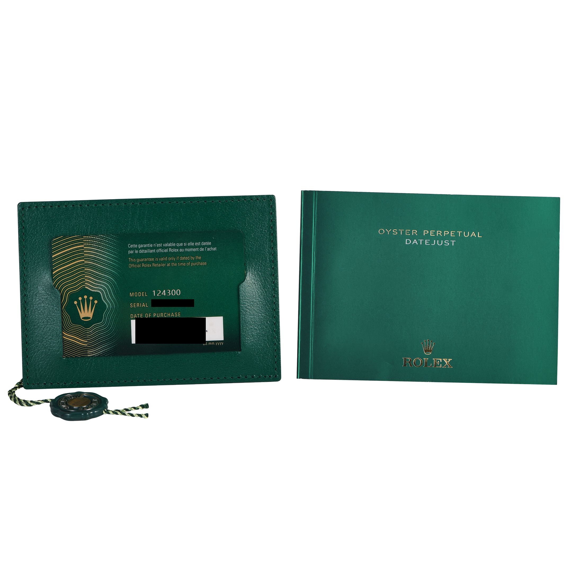 Rolex Oyster Perpetual 41 Green Dial Watch 124300