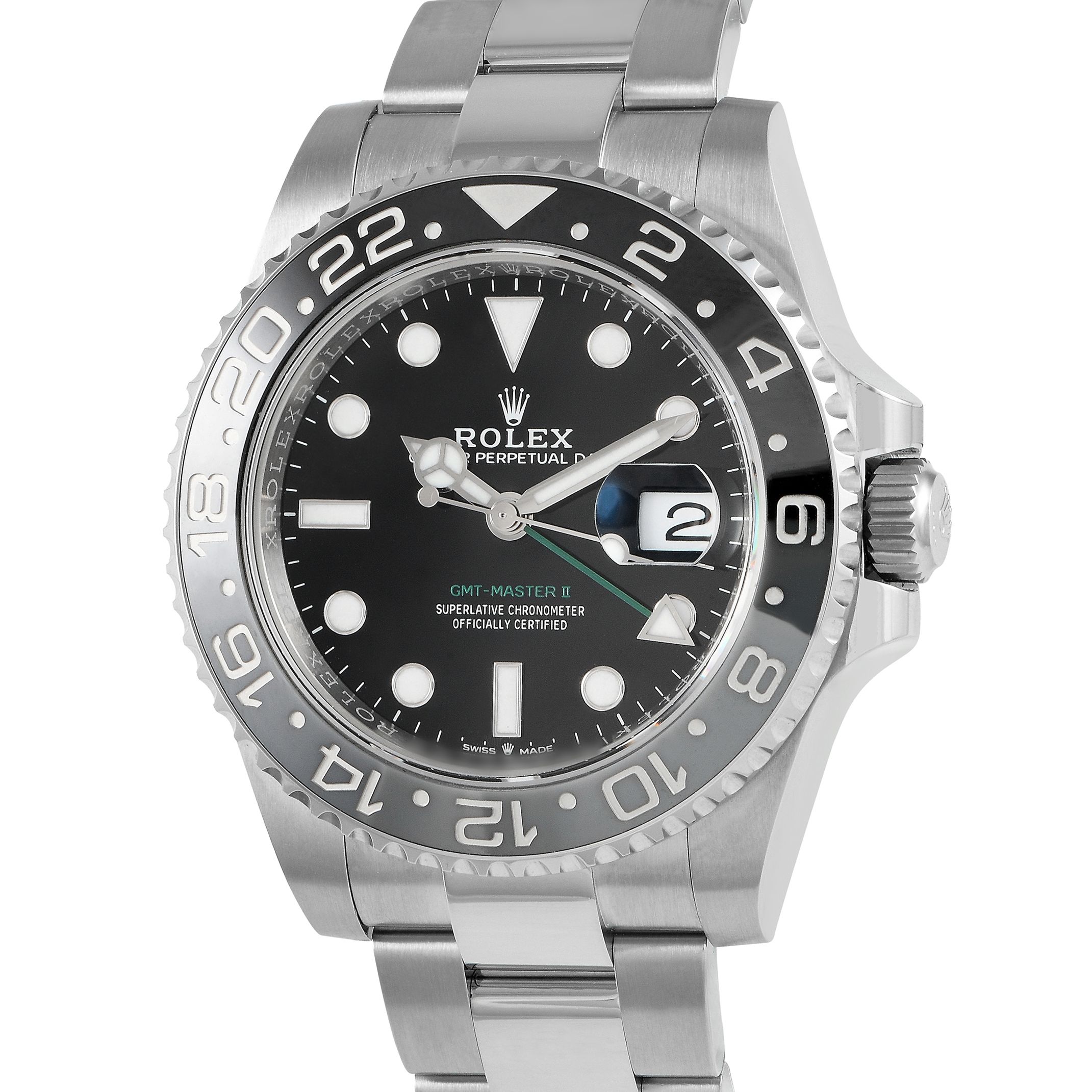 Rolex GMT-Master II 40mm Watch 126710GRNR